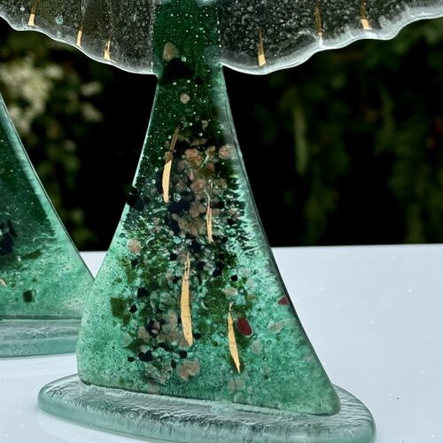 Angel - Dark Green & Gold