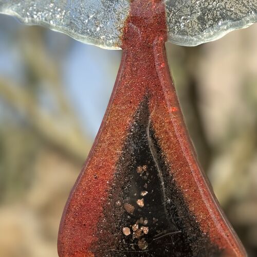 Angel - Fedra (rustic) Red (Hanging Decoration)