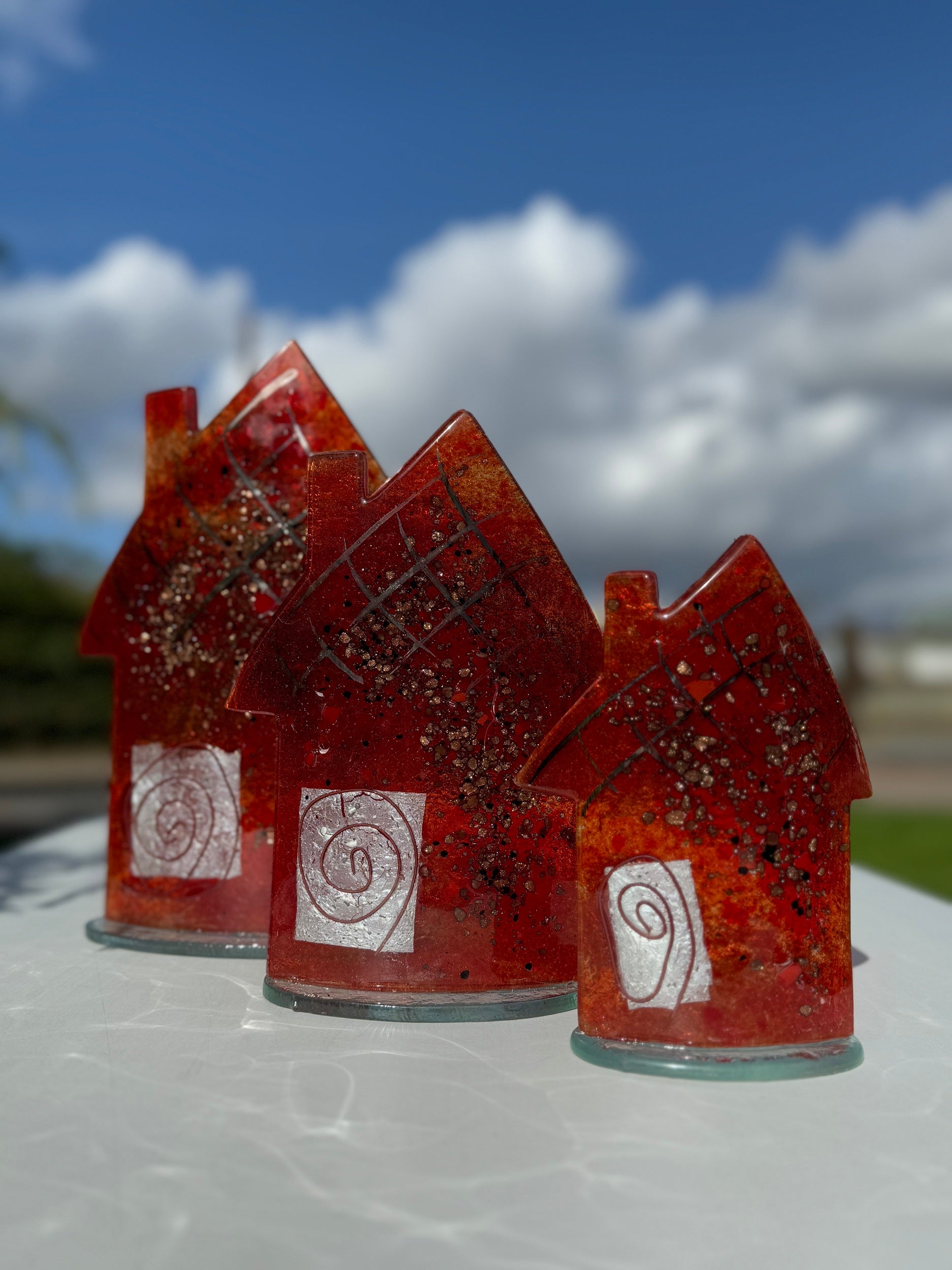 Cottage - Red & Platinum