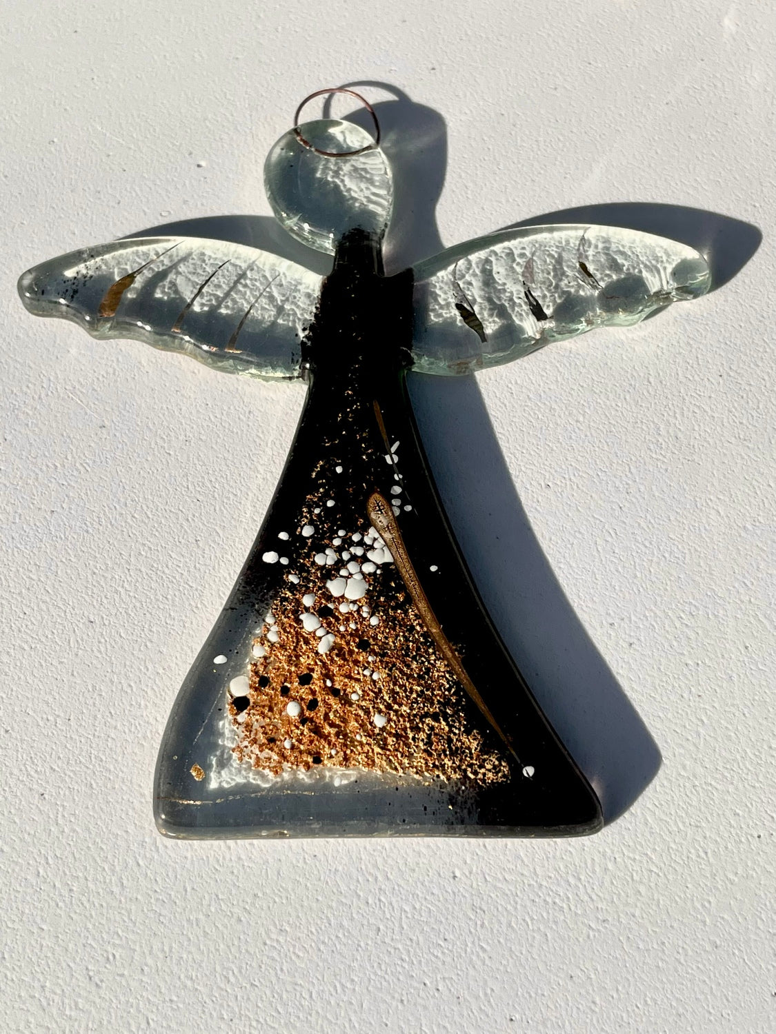 Angel - Black & Gold (Hanging Decoration)