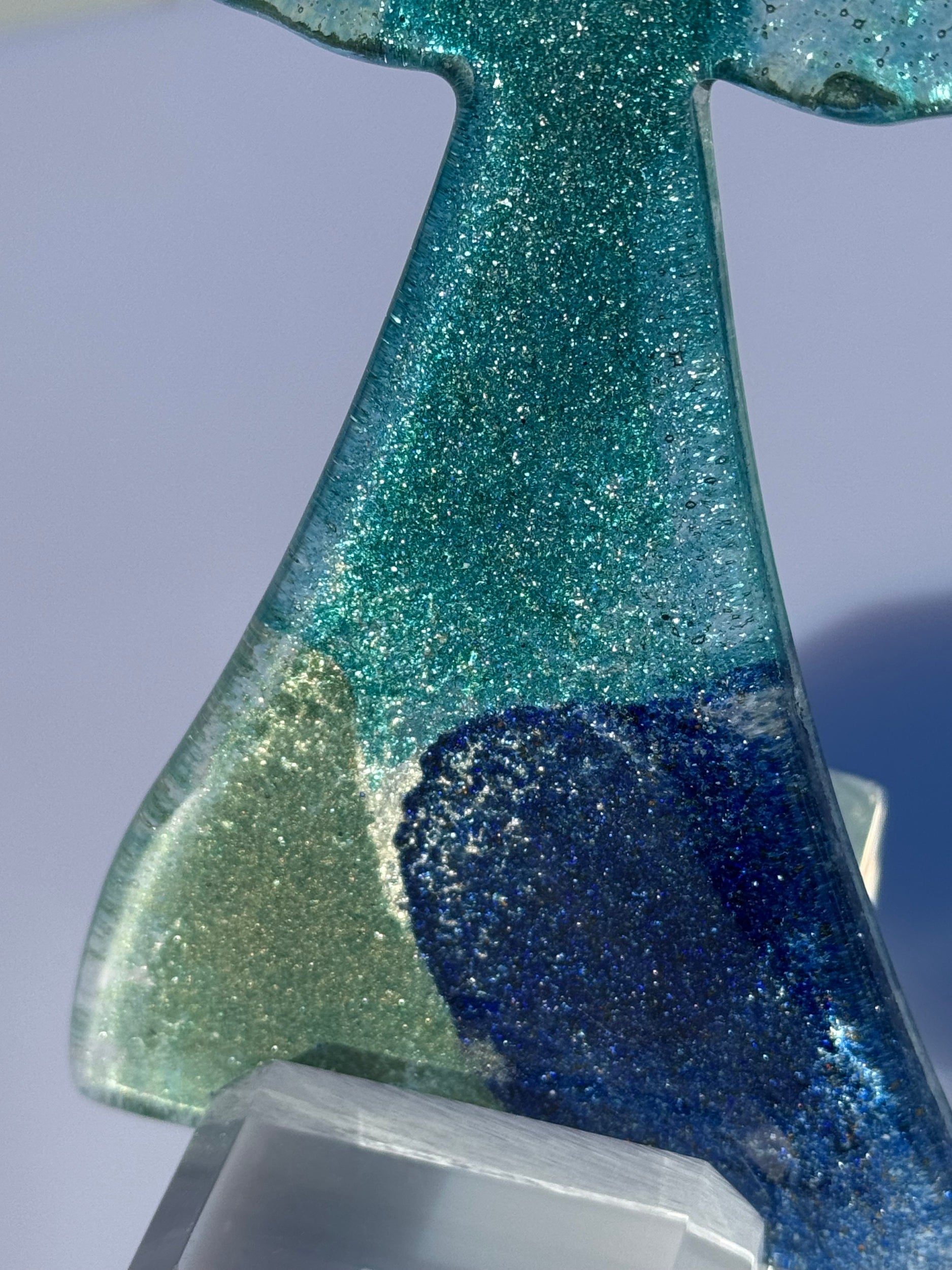 Angel - Fireworks Blue (Hanging Decoration)