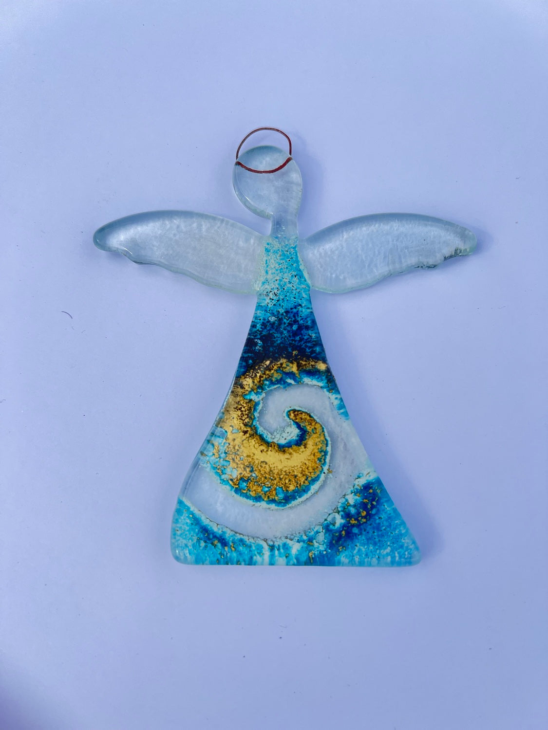 Angel - Blue & Gold (Hanging Decoration)