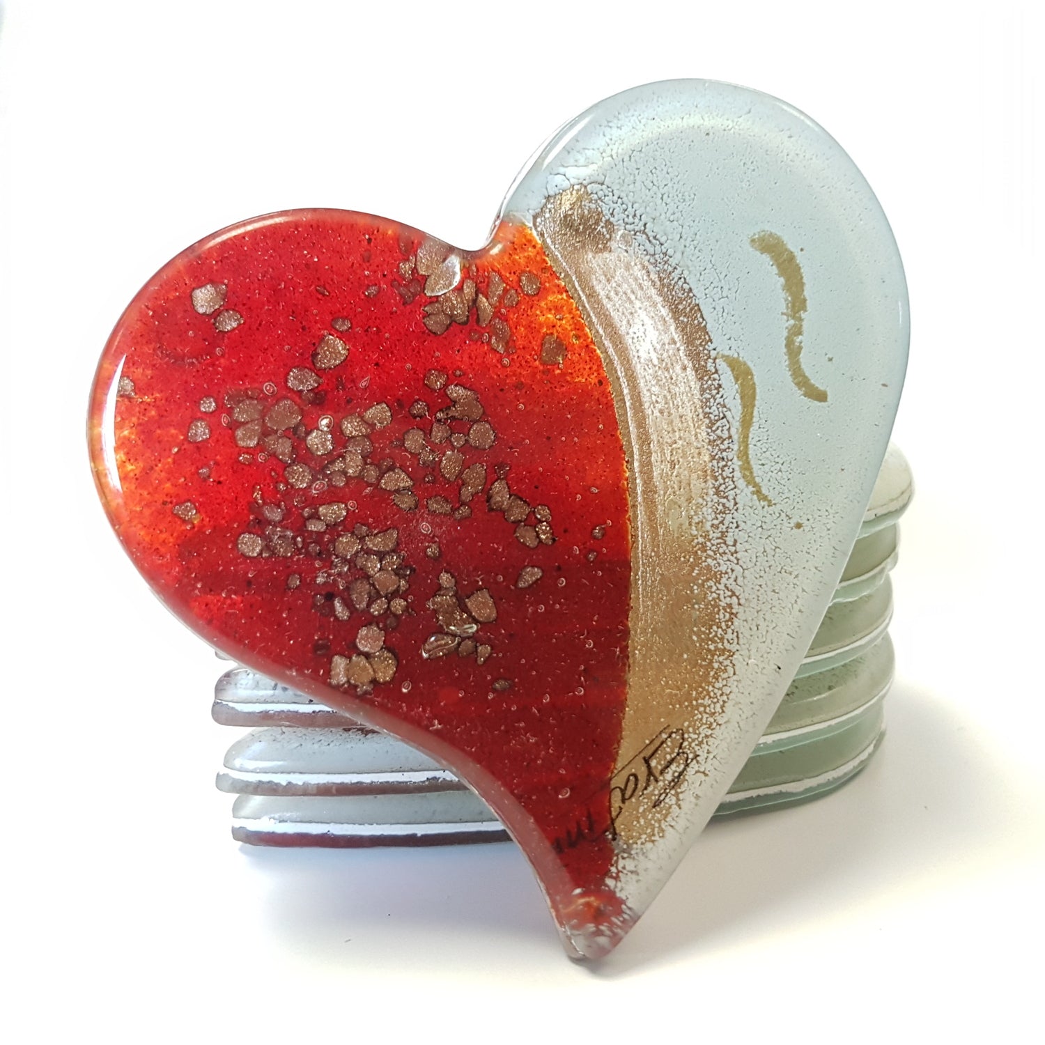 Thira Red Heart Coaster