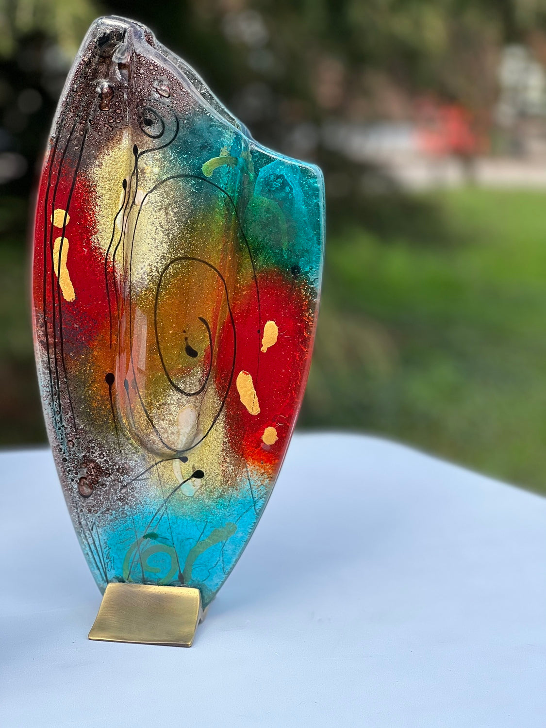 Mediterranean Oval Vase