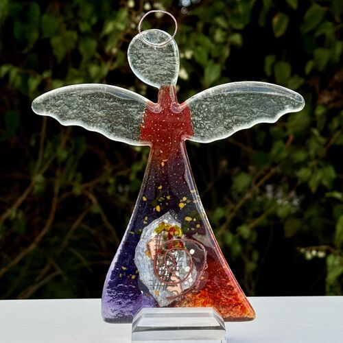 Angel - Opera Purple & Red (Hanging Decoration)