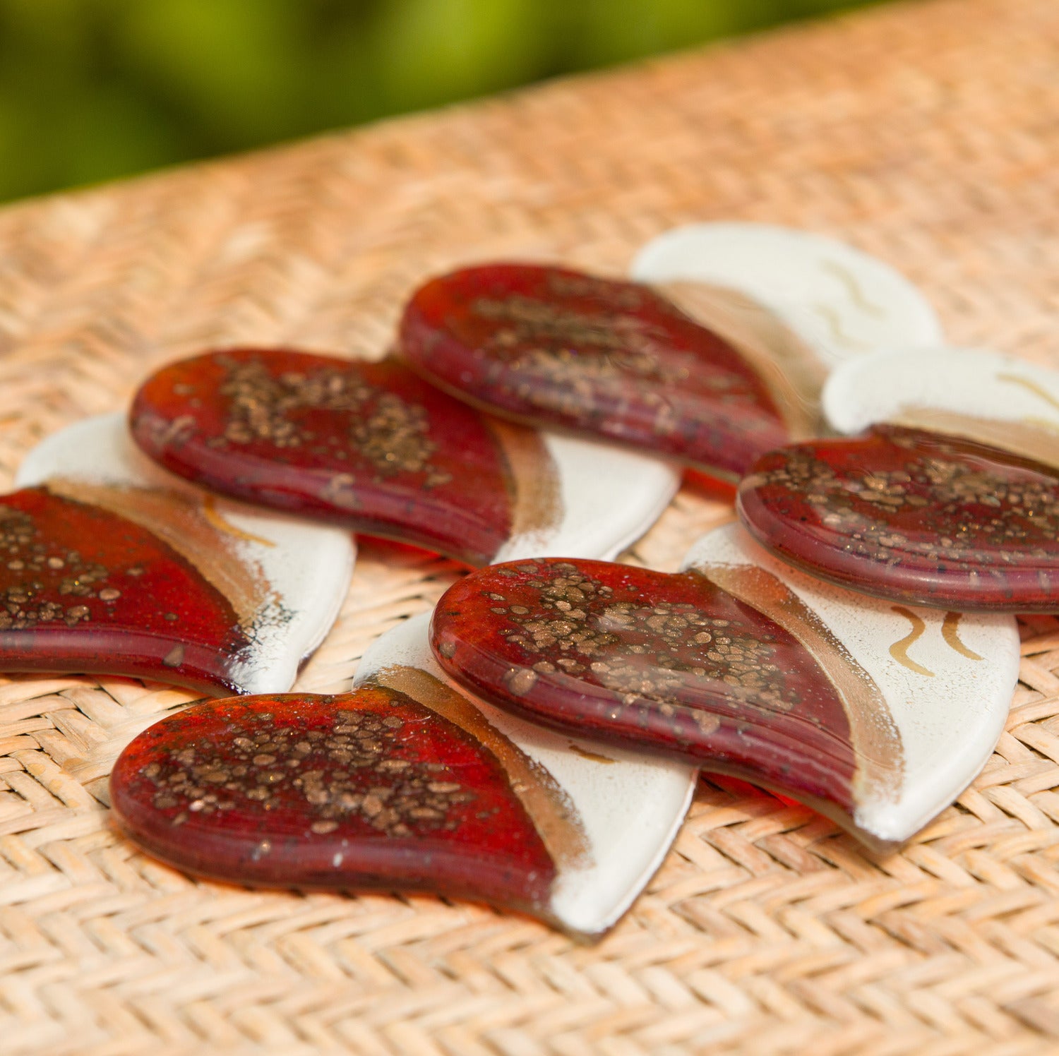 Thira Red Heart Coaster