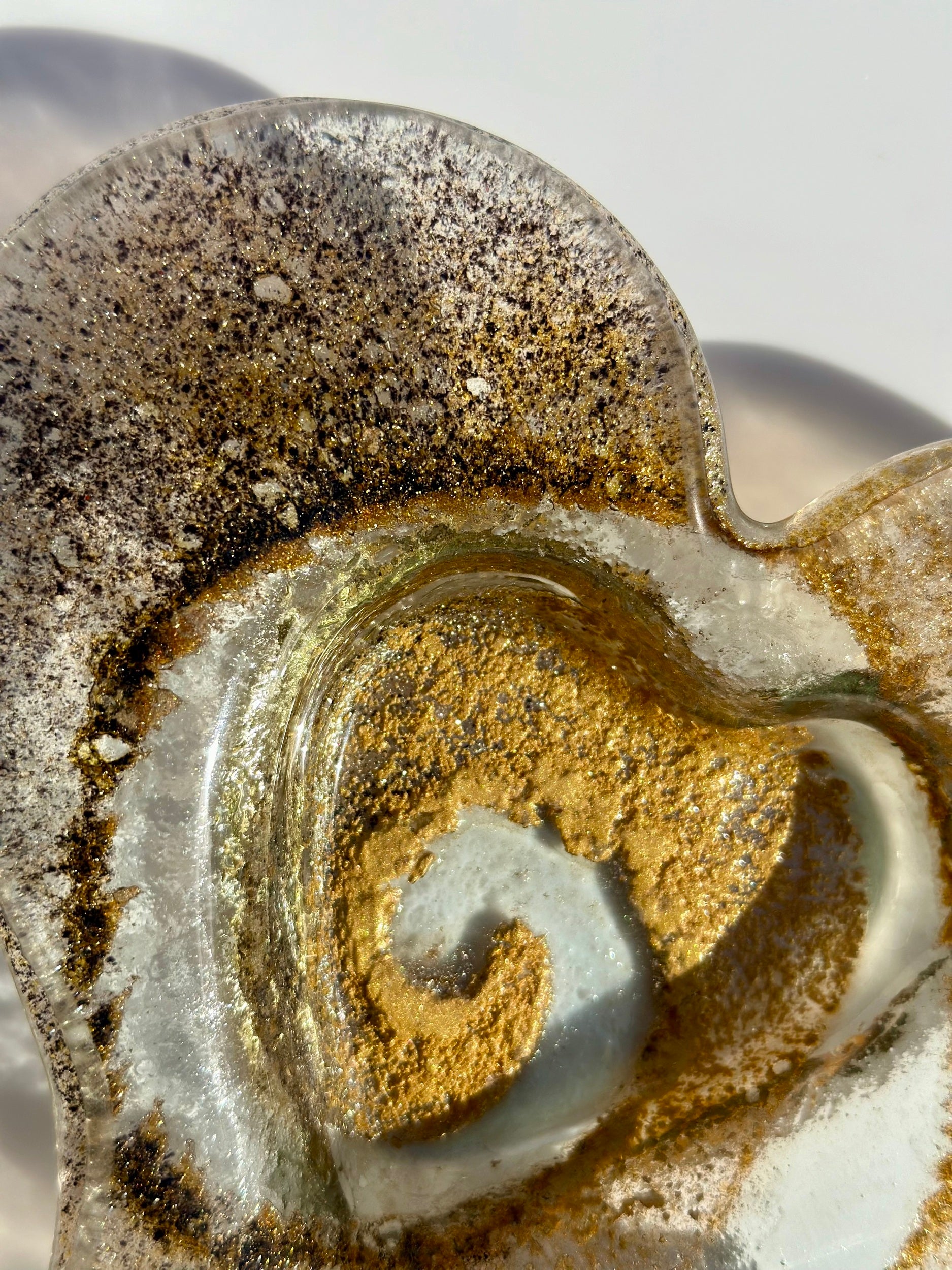 Golden Topaz Heart Tealight Dish