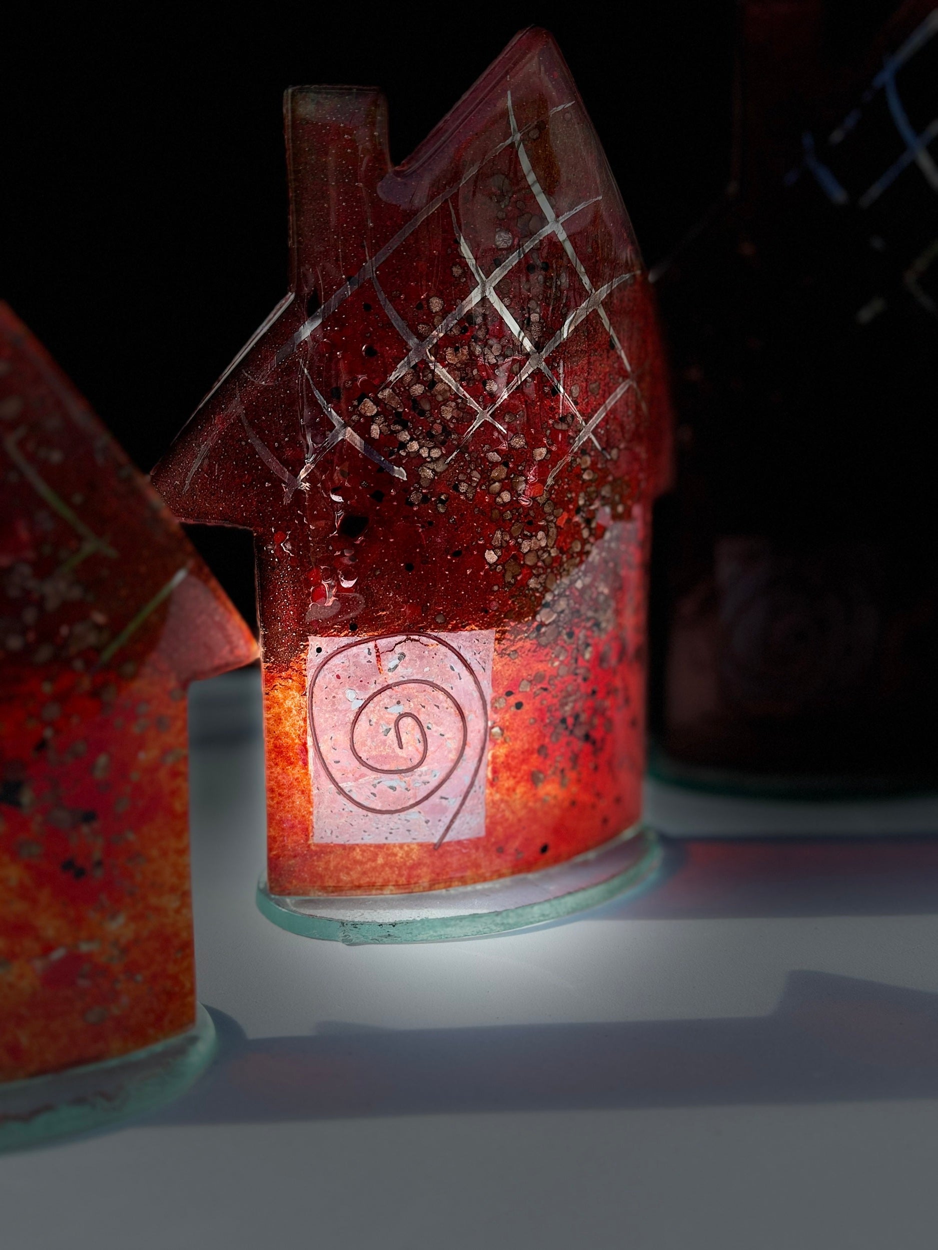 Cottage - Red & Platinum