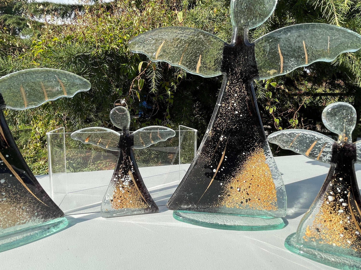 Angel - Black & Gold (Hanging Decoration)