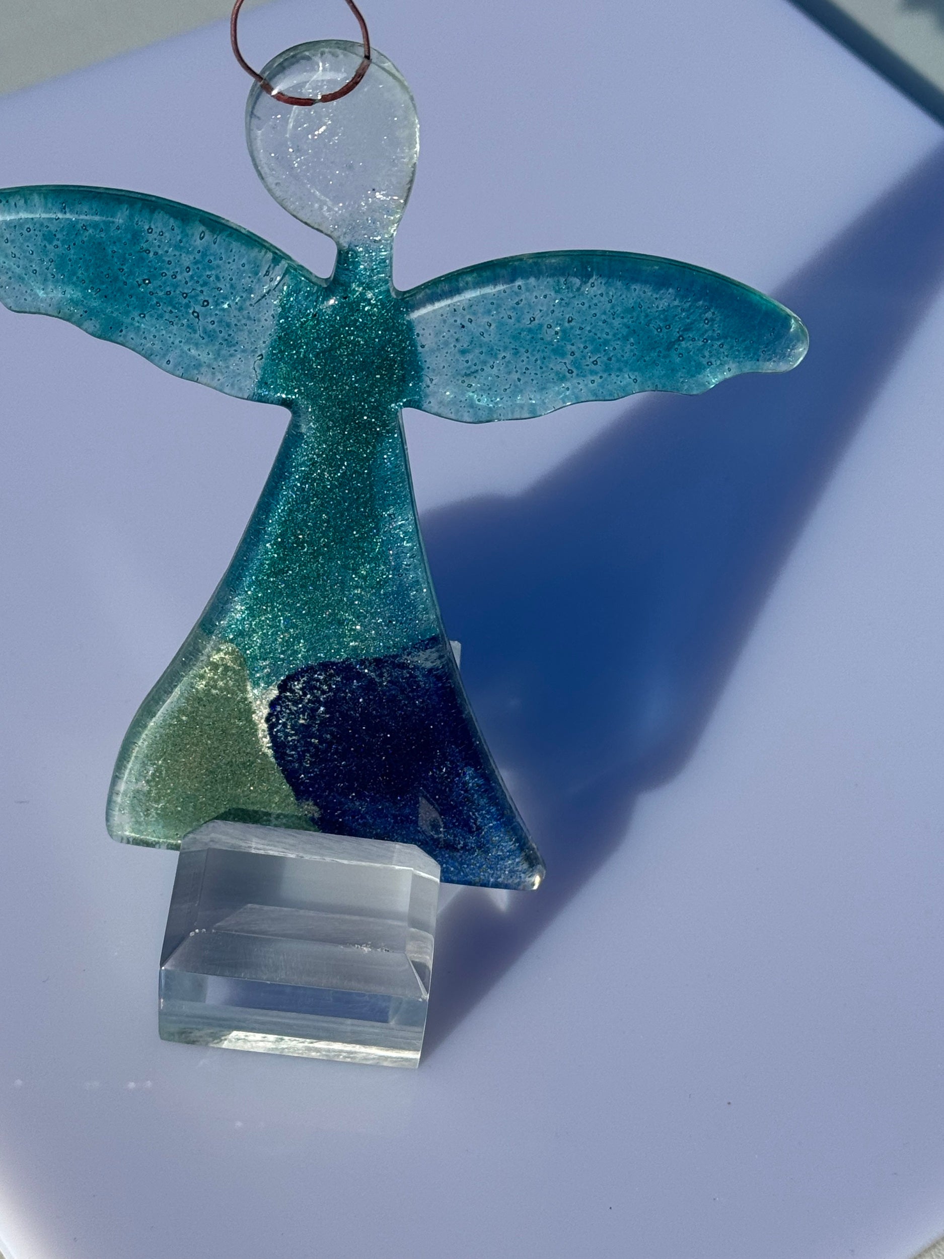 Angel - Fireworks Blue (Hanging Decoration)