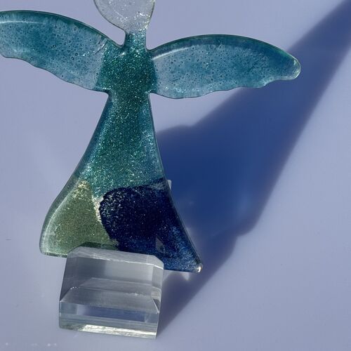 Angel - Fireworks Blue (Hanging Decoration)