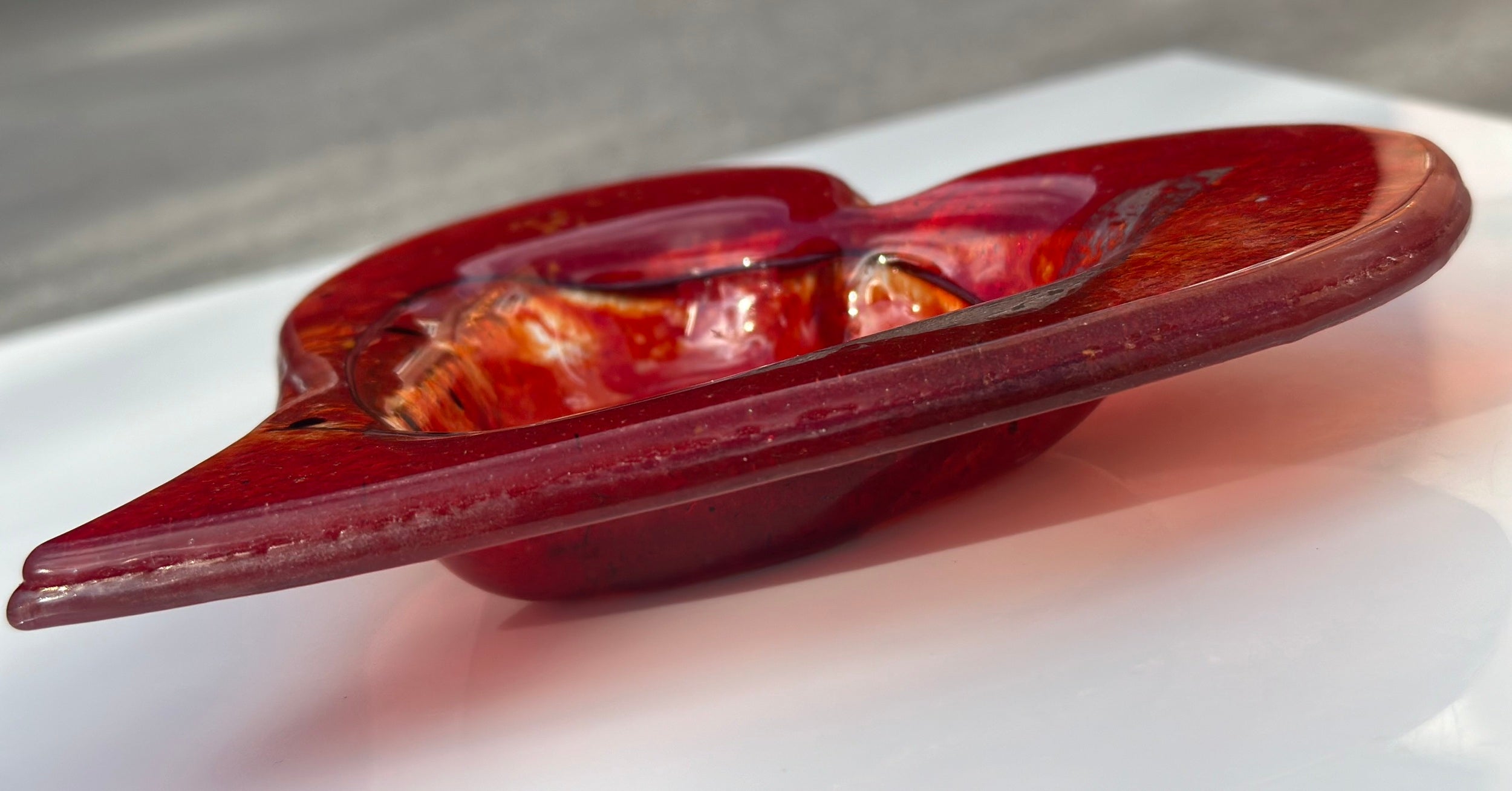 Opera Red Heart Tealight Dish