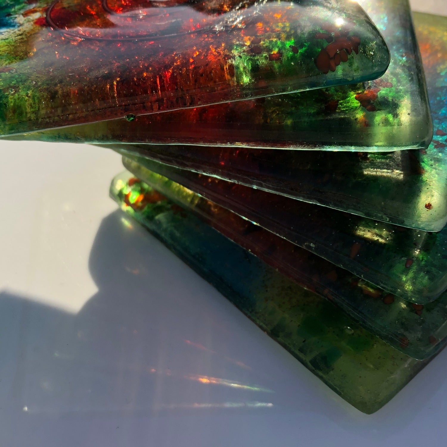 Light Green Coasters (Square)