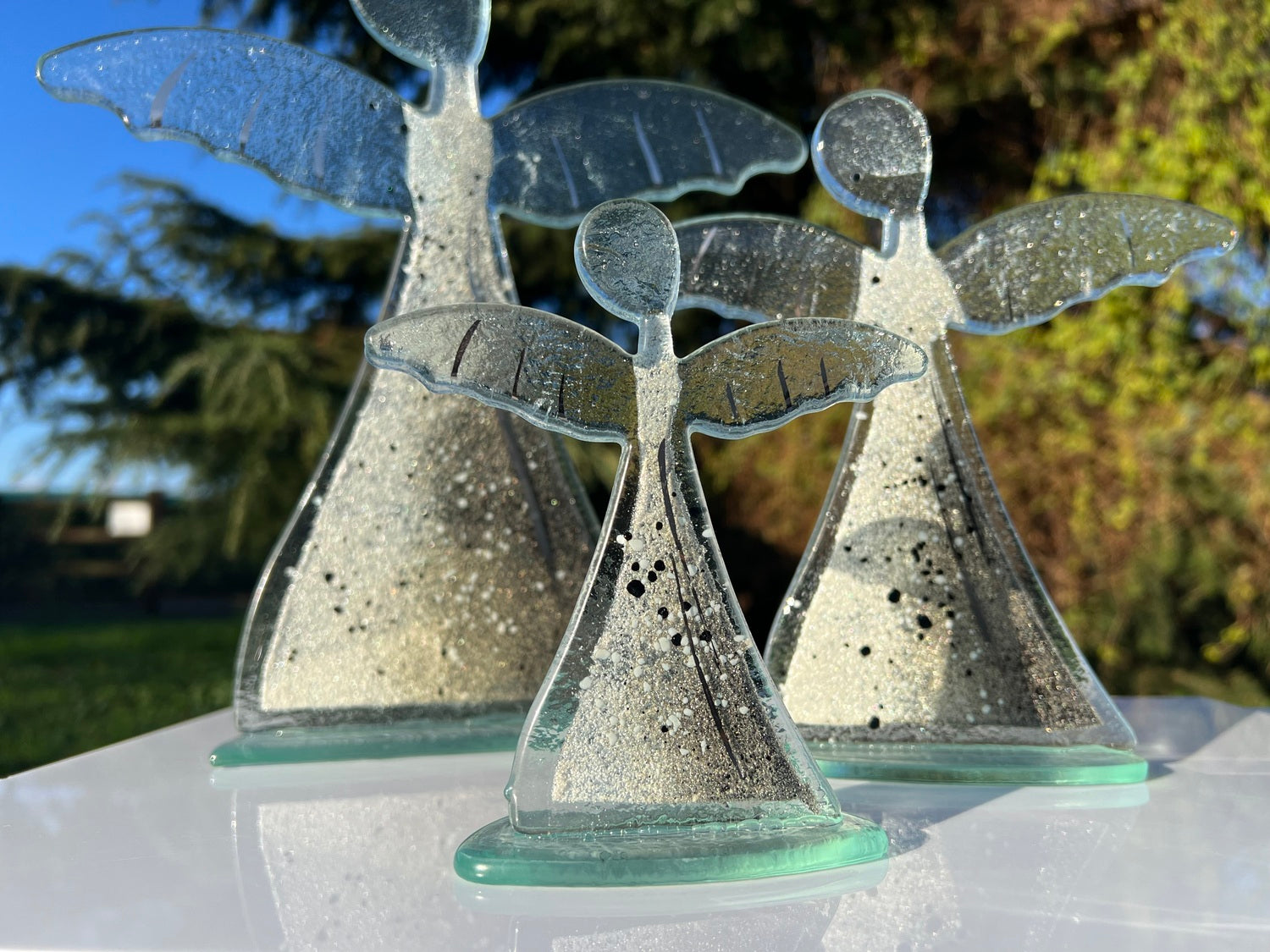 Angel - Silver, Grey & Platinum (Standing)