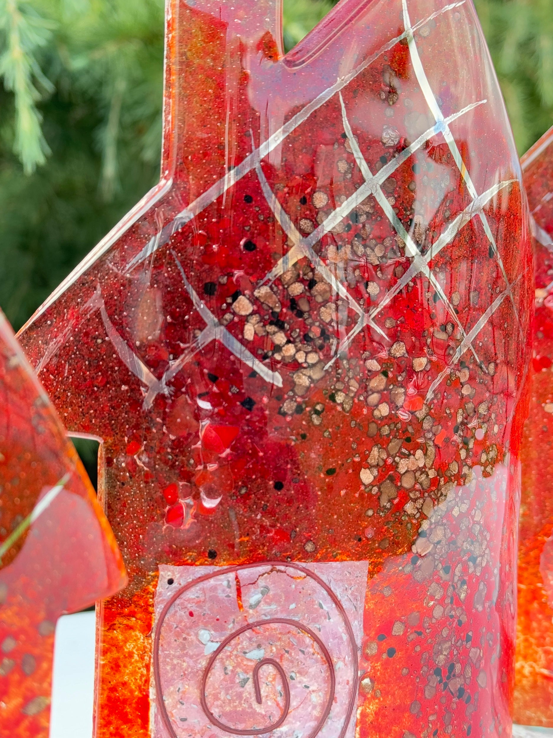 Cottage - Red & Platinum