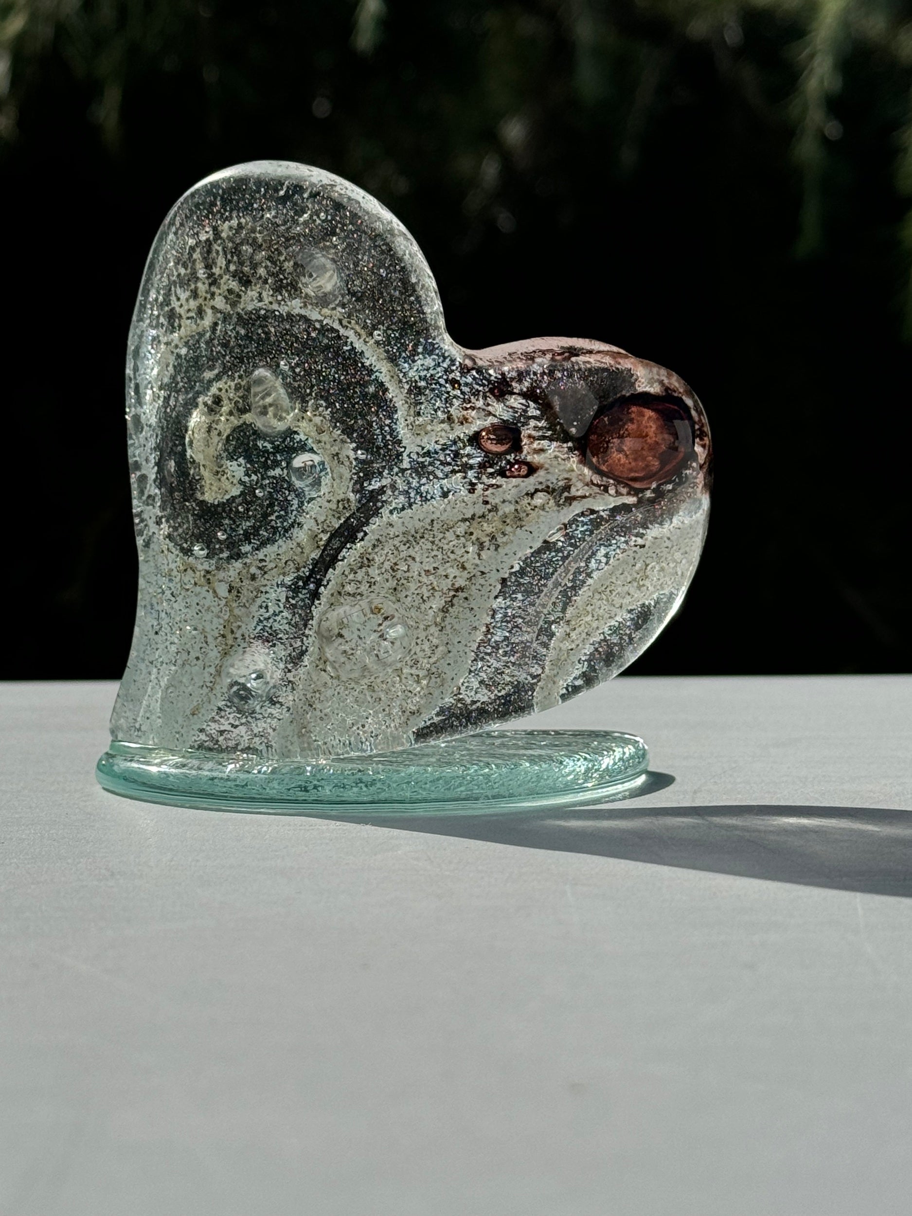 Crystal Heart Shaped Tealight Holder