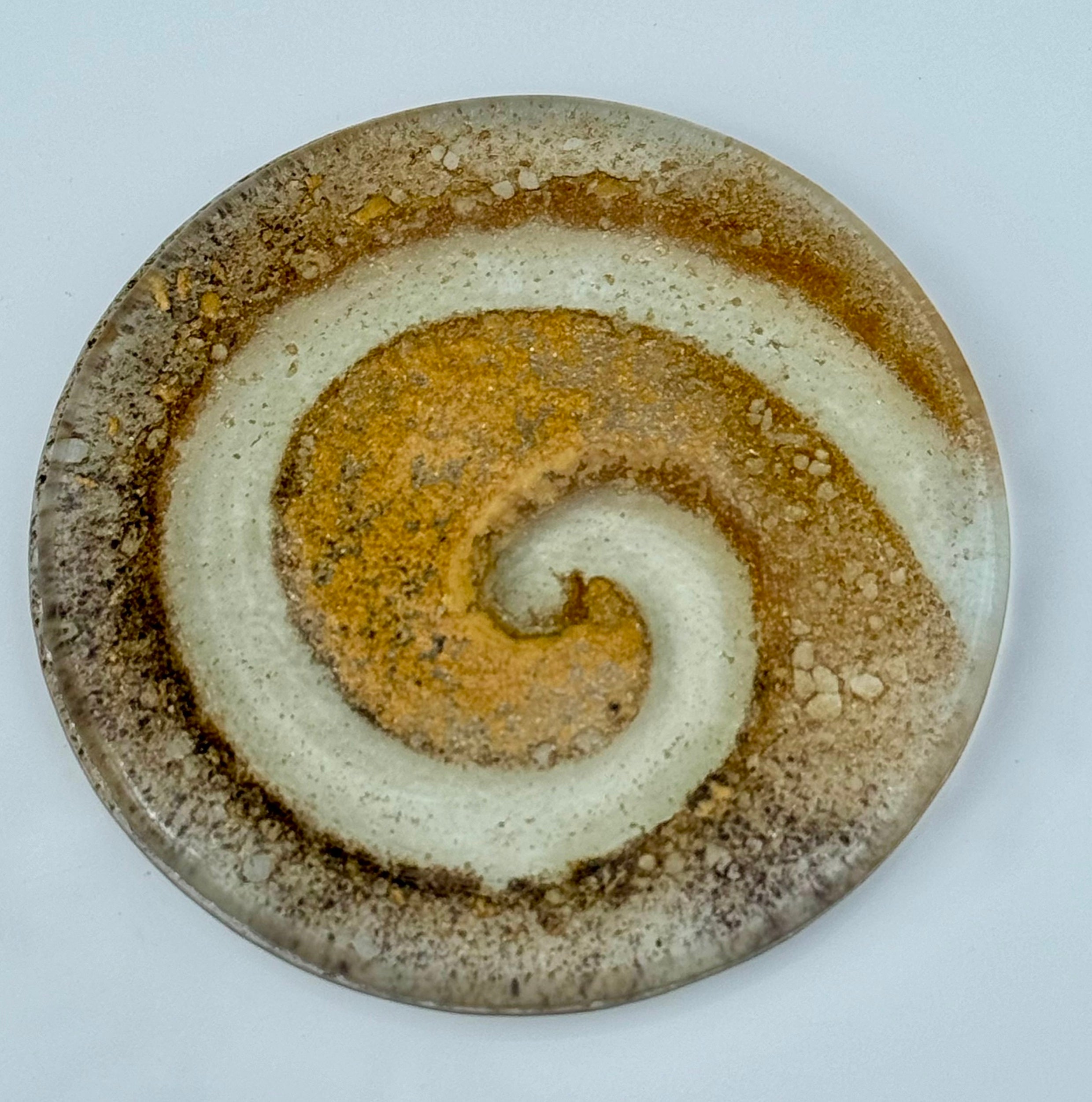 Golden Topaz Round Coaster