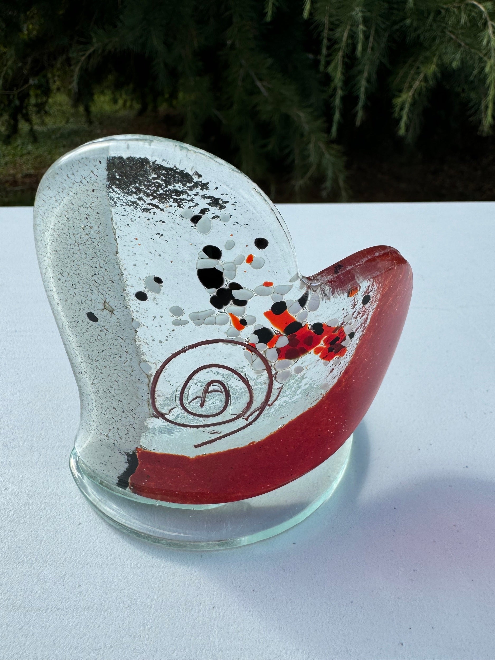 Artemis Red & White Heart Shaped Tealight Holder