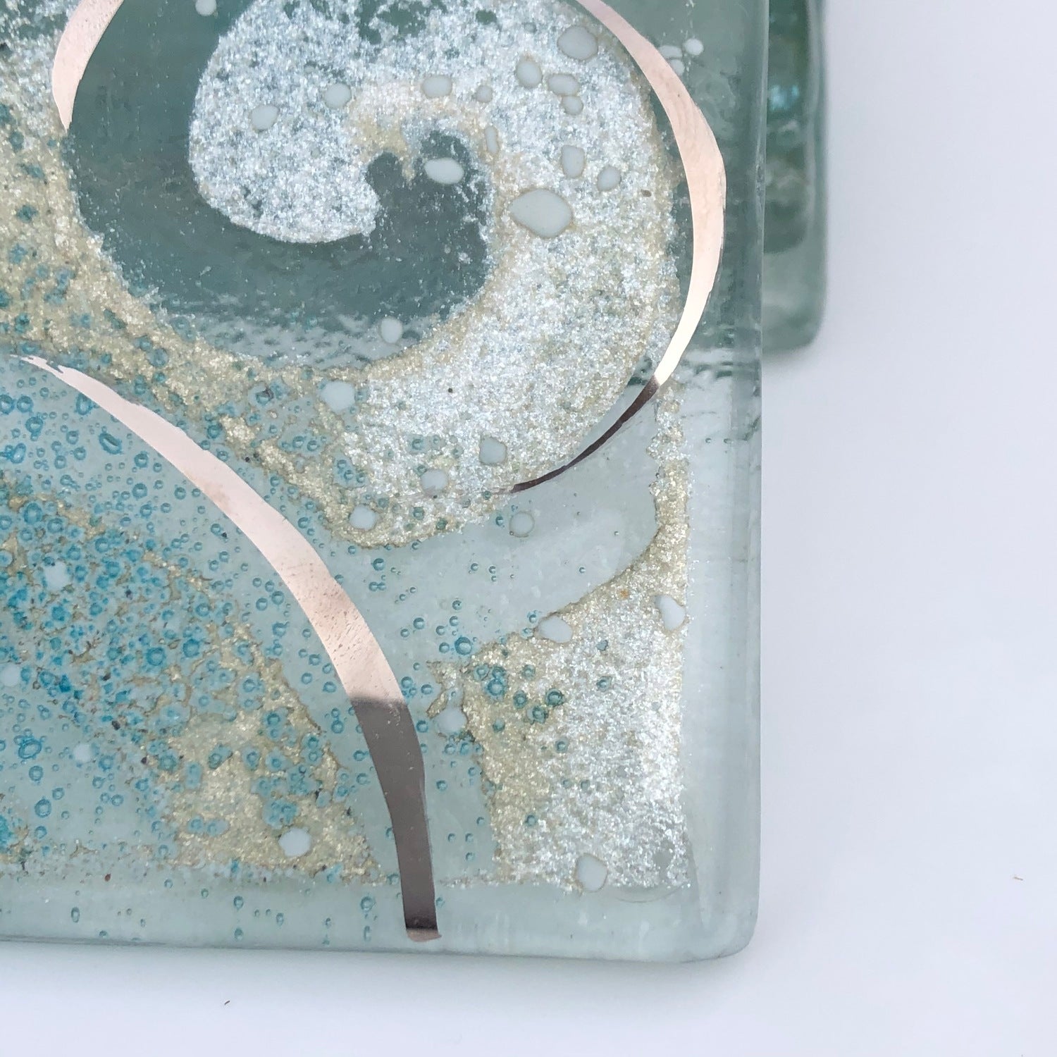 Crystal Aqua Coaster (Square)