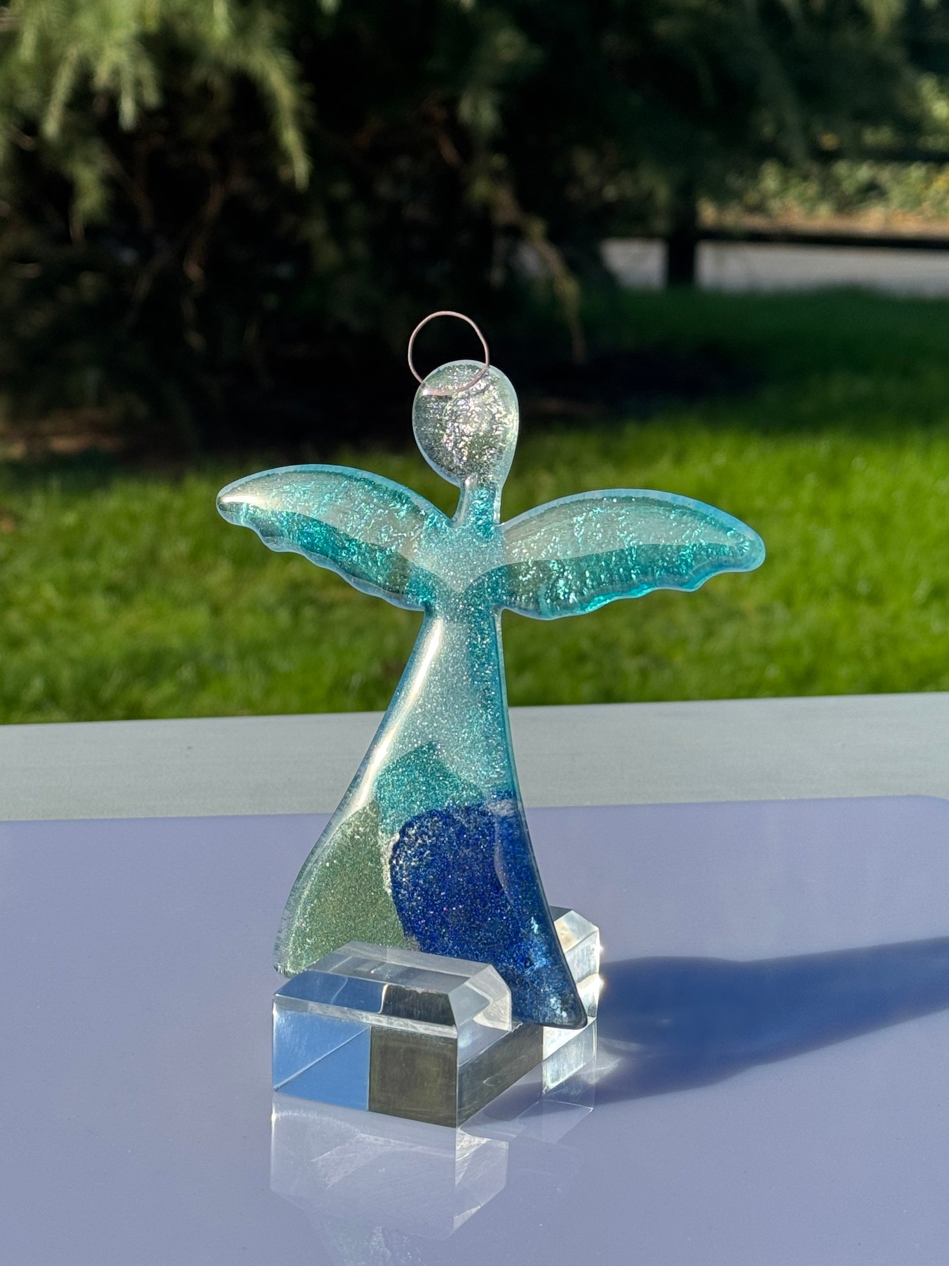 Angel - Fireworks Blue (Hanging Decoration)