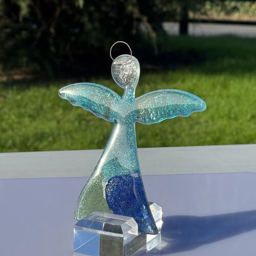 Angel - Fireworks Blue (Hanging Decoration)