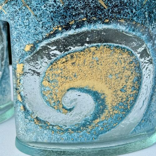 Cottage - Blue & Gold