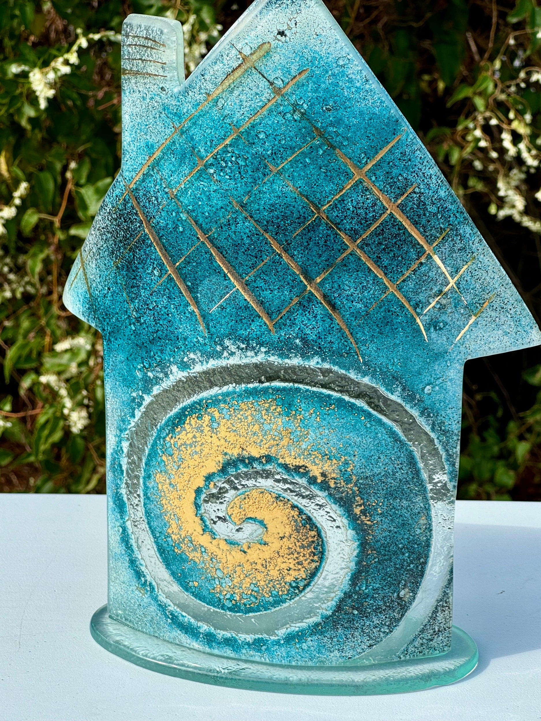 Cottage - Blue & Gold