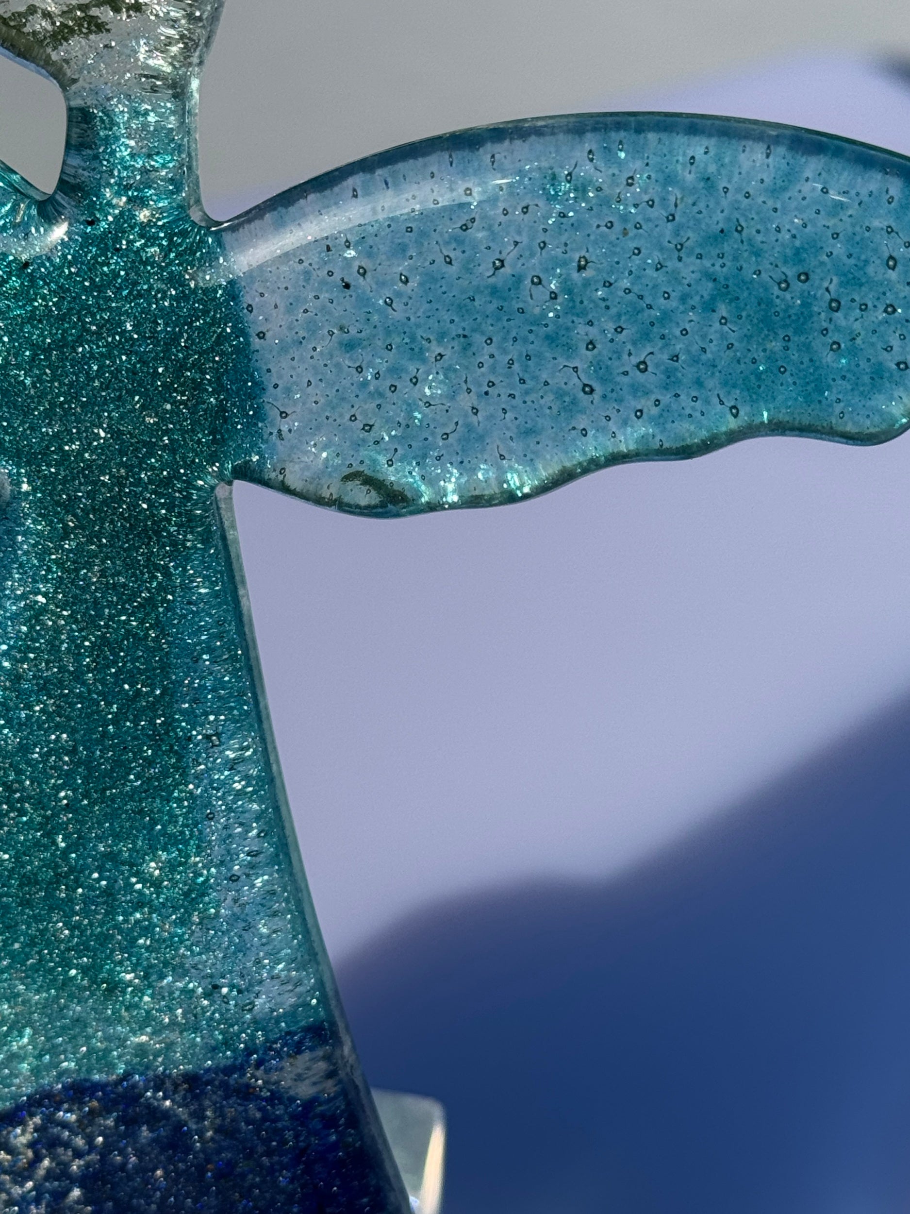 Angel - Fireworks Blue (Hanging Decoration)