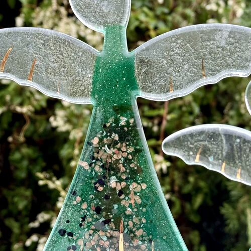 Angel - Dark Green & Gold