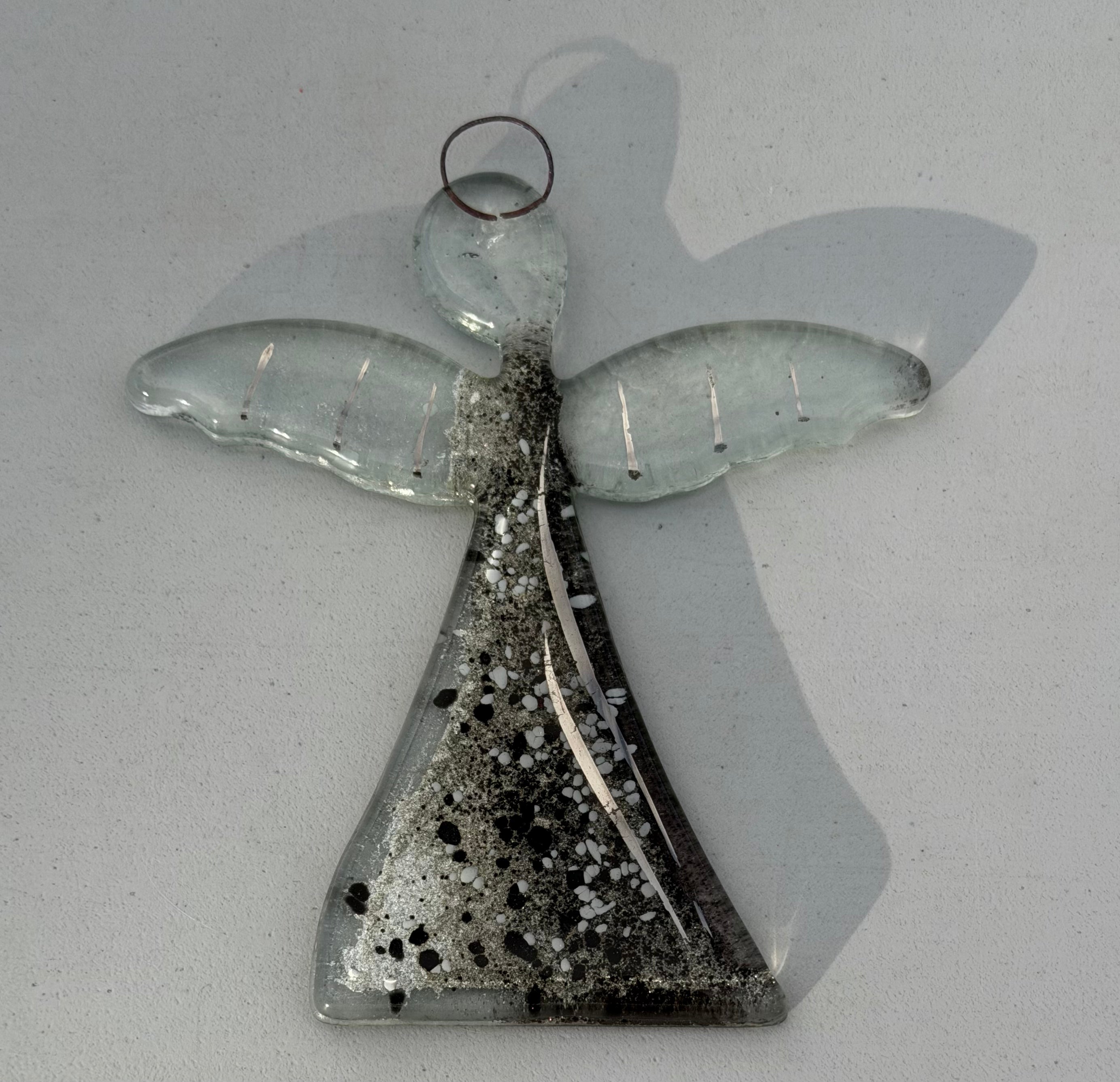 Angel - Silver, Grey & Platinum (Hanging Decoration)