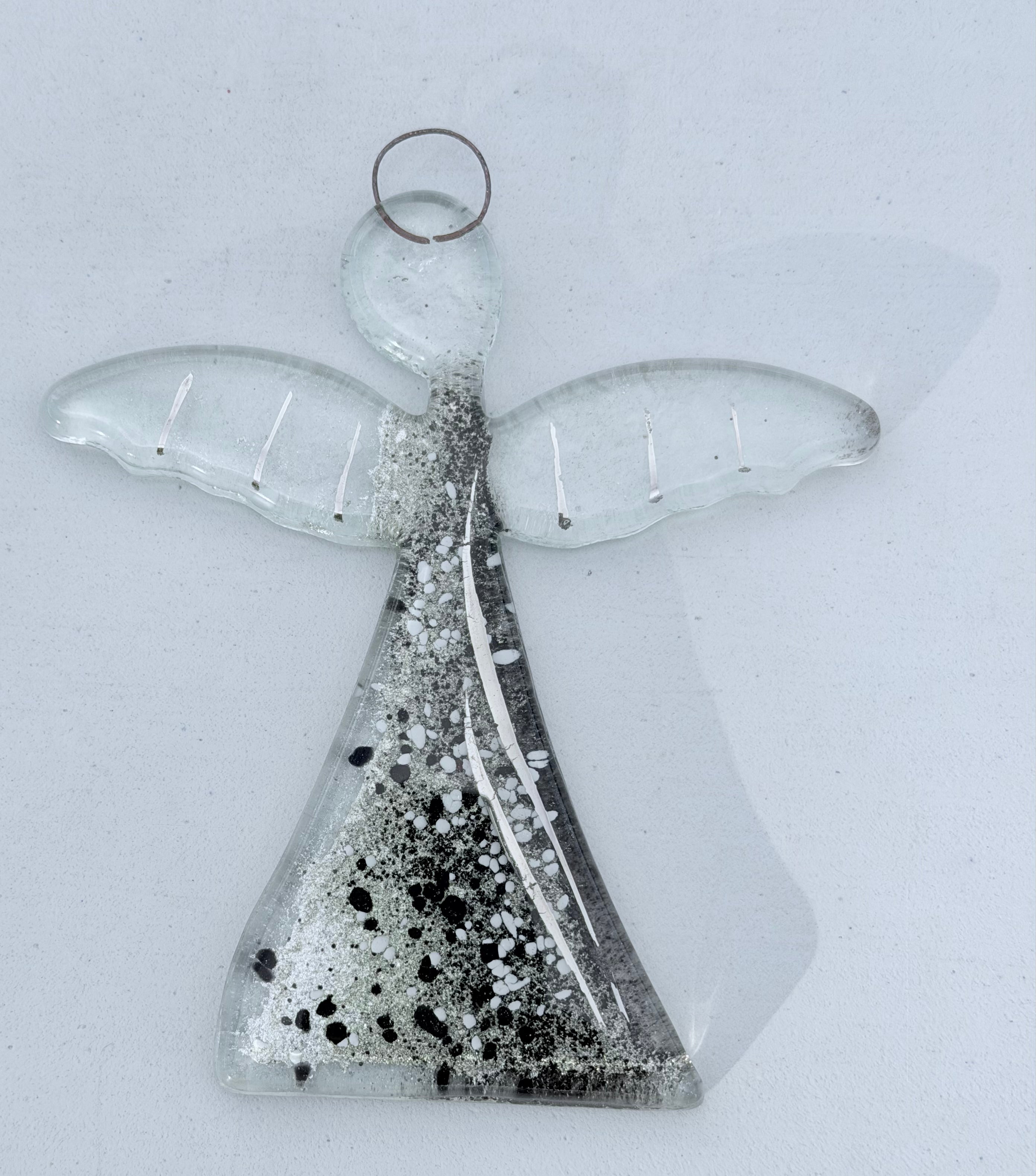 Angel - Silver, Grey & Platinum (Hanging Decoration)