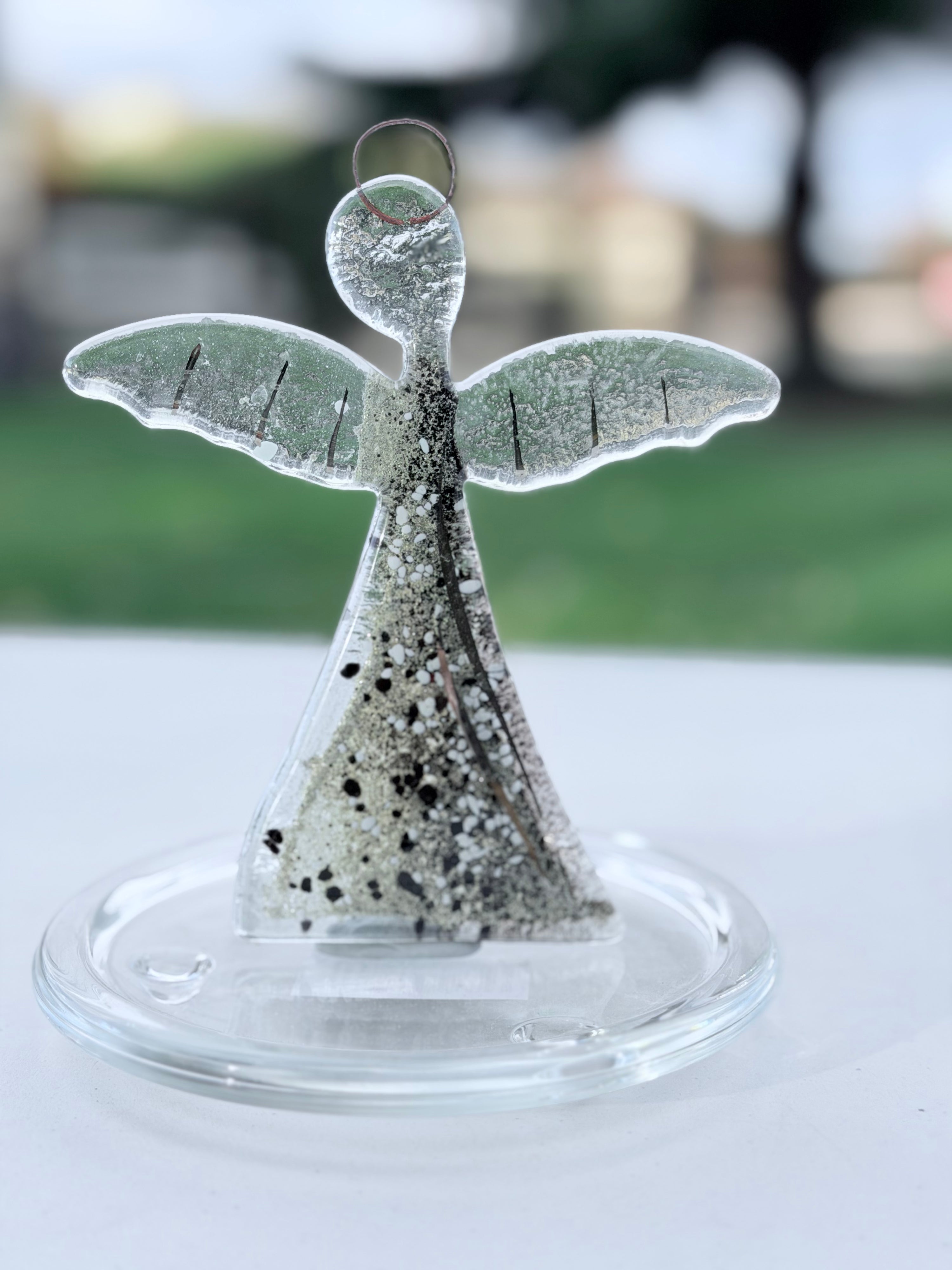 Angel - Silver, Grey & Platinum (Hanging Decoration)