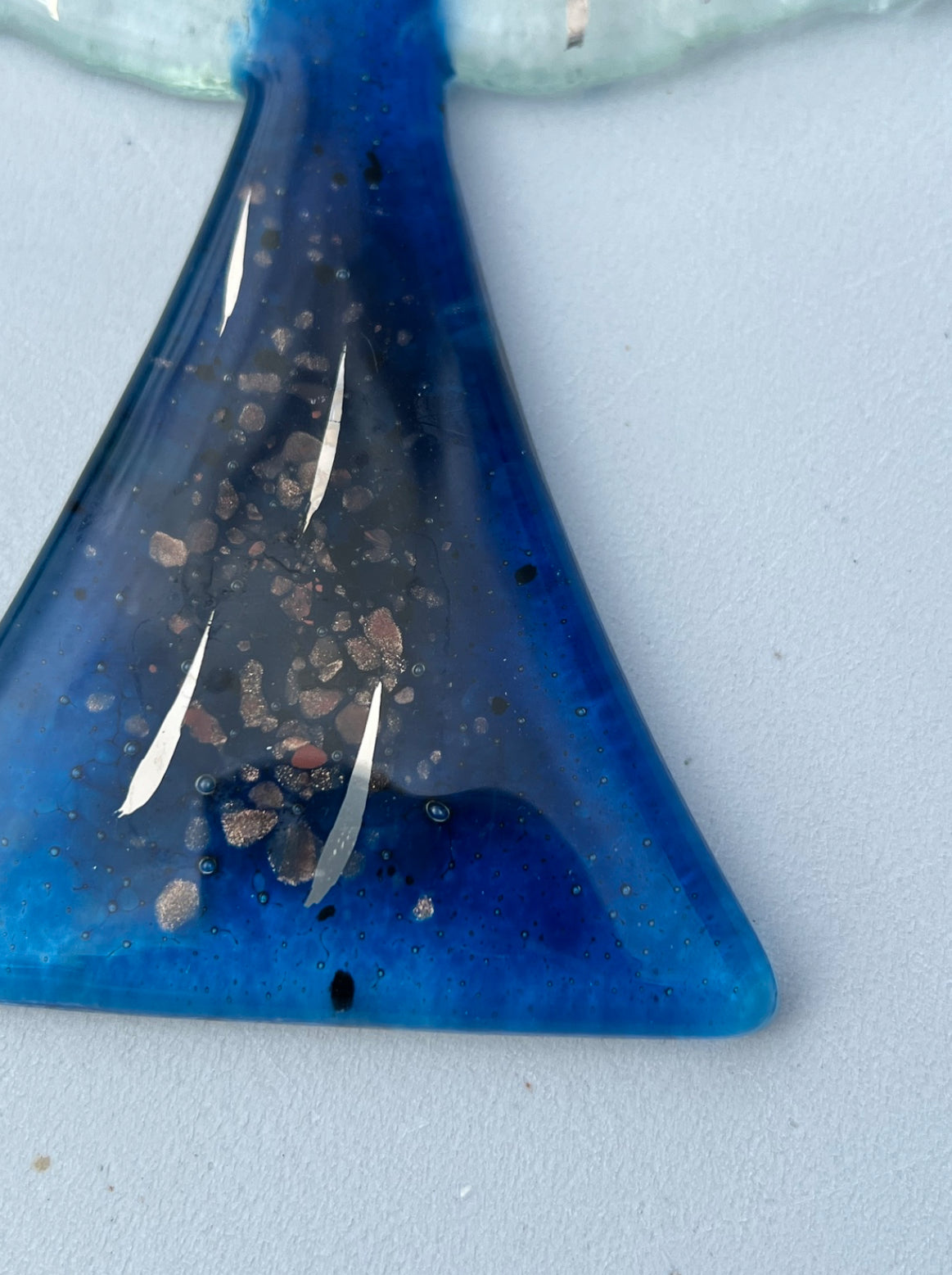 Angel - Blue & Platinum (Hanging Decoration)