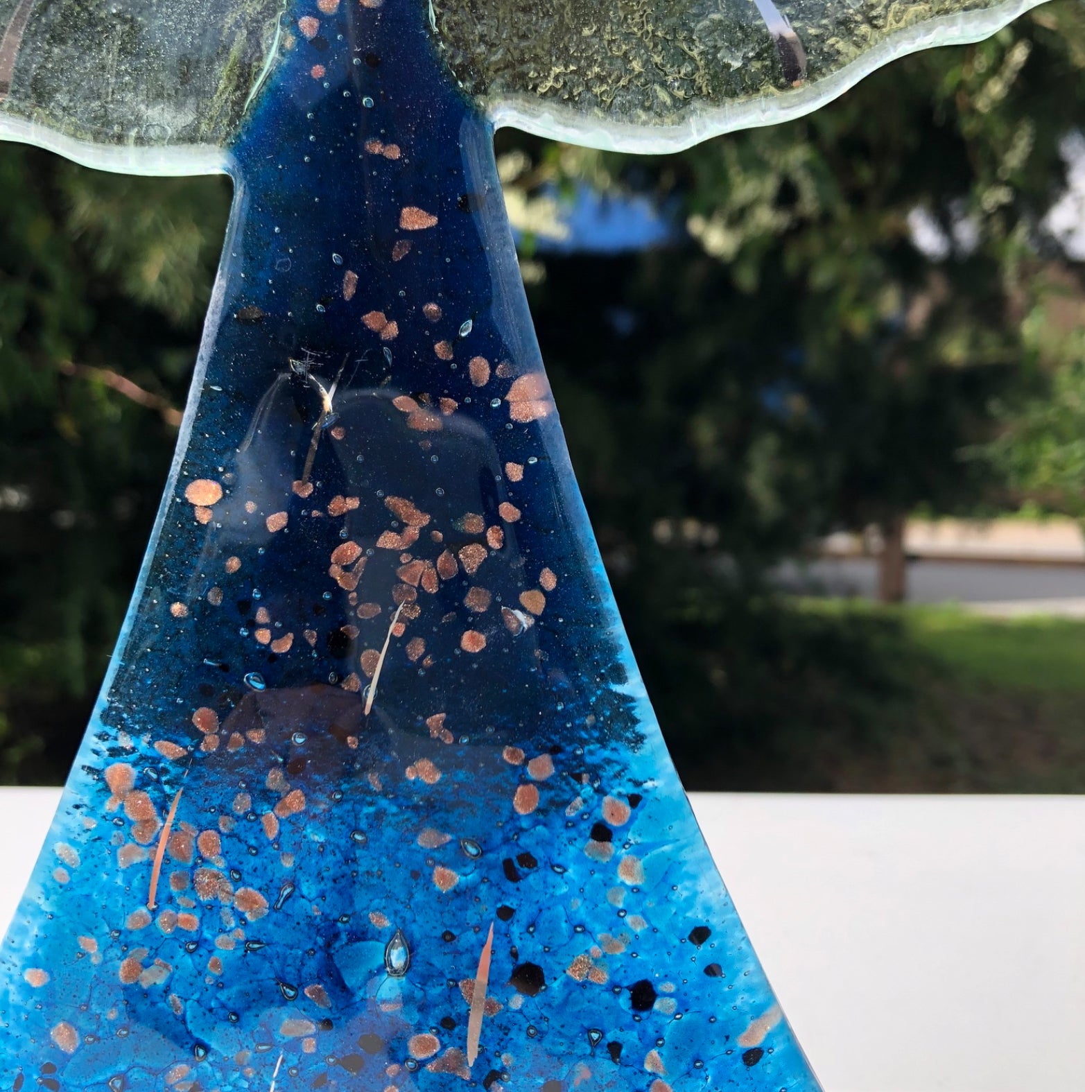 Angel - Blue & Platinum (Hanging Decoration)