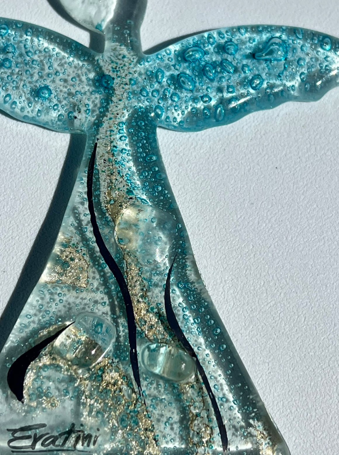 Angel - Crystal Aqua (Hanging Decoration)