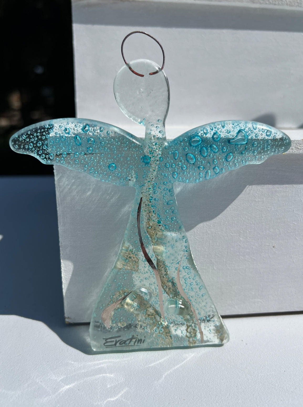 Angel - Crystal Aqua (Hanging Decoration)