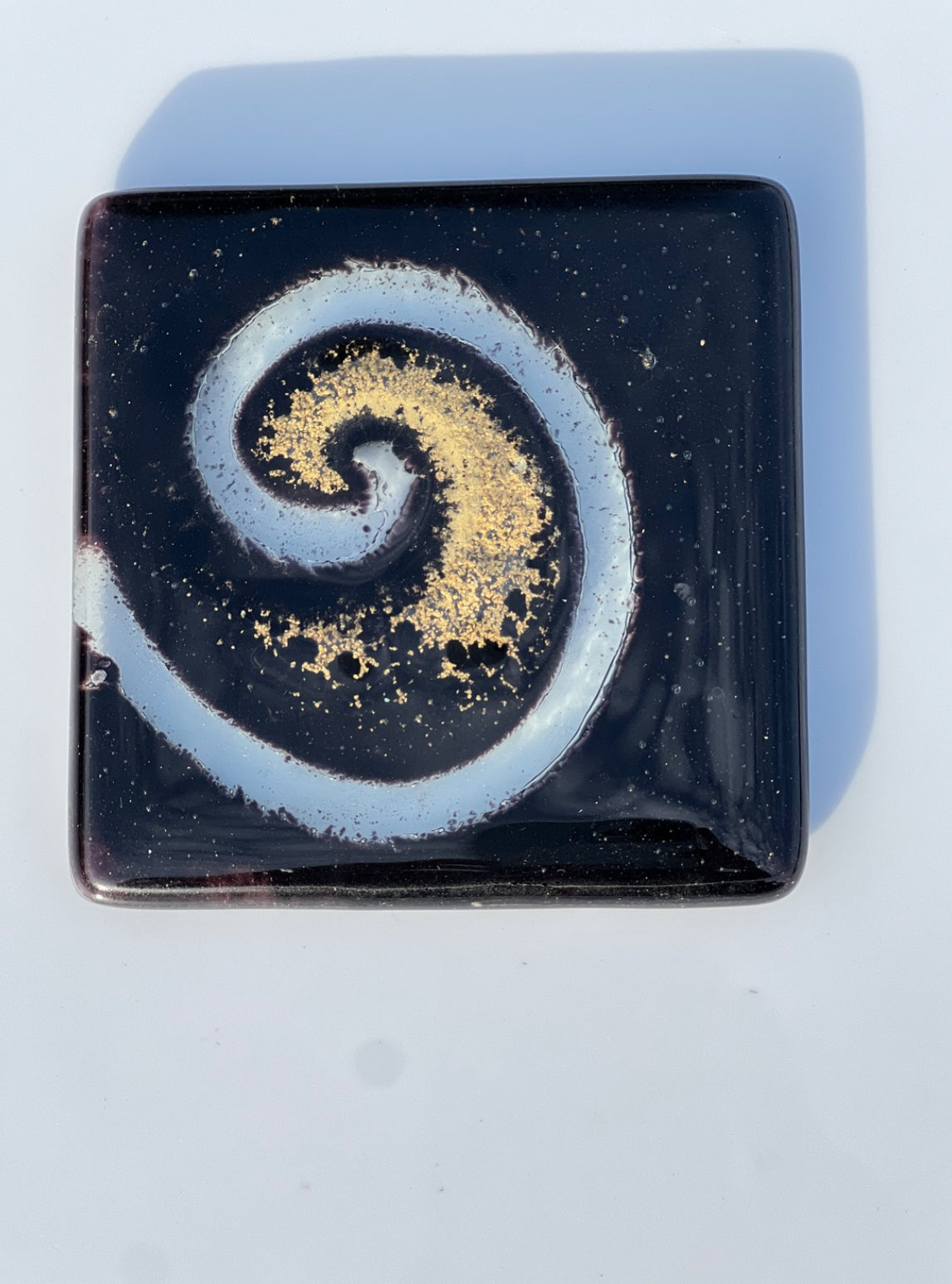 Nefeli Black & Gold Coaster (Square)