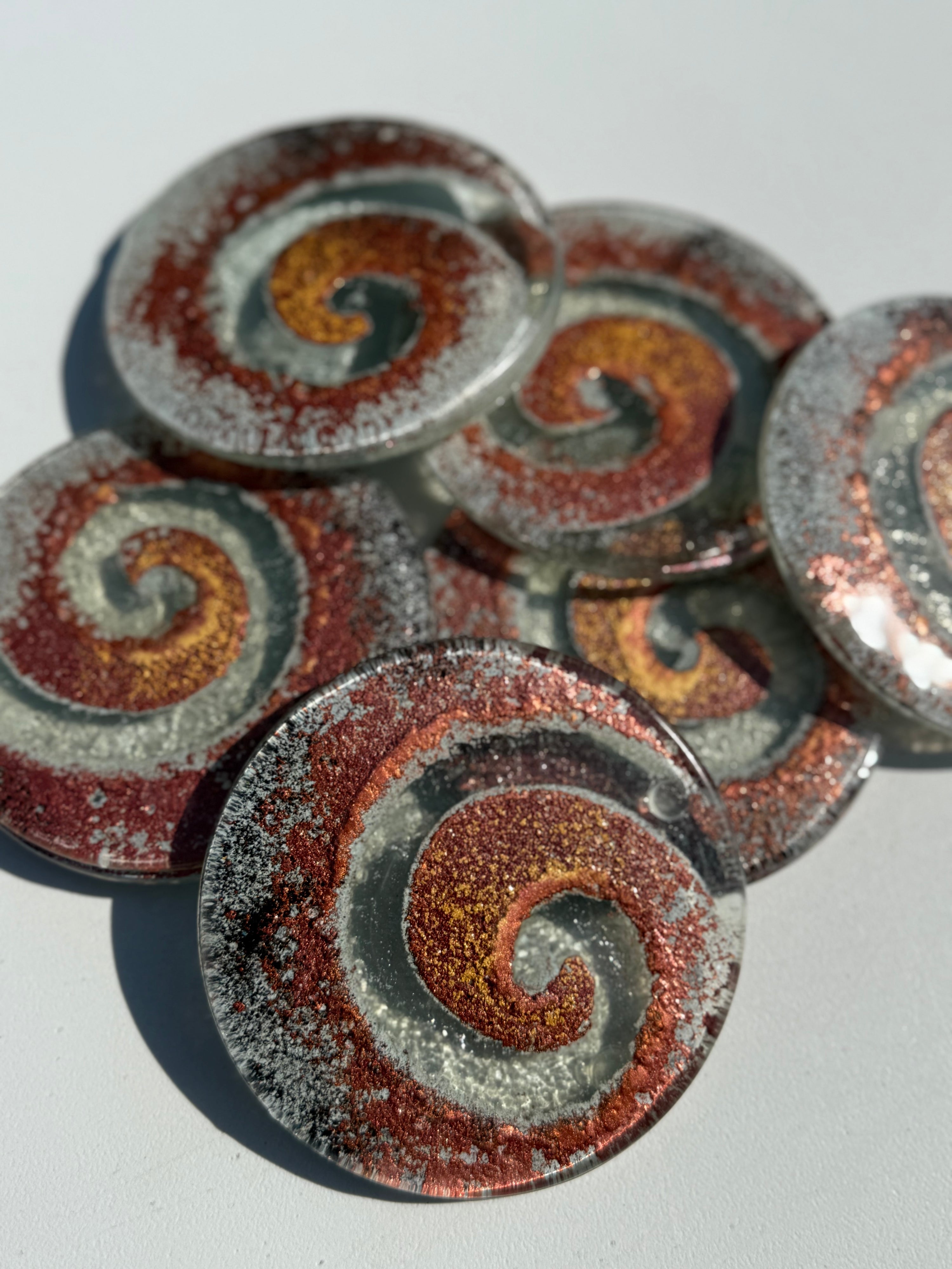 Nefeli Copper Coaster (Round)