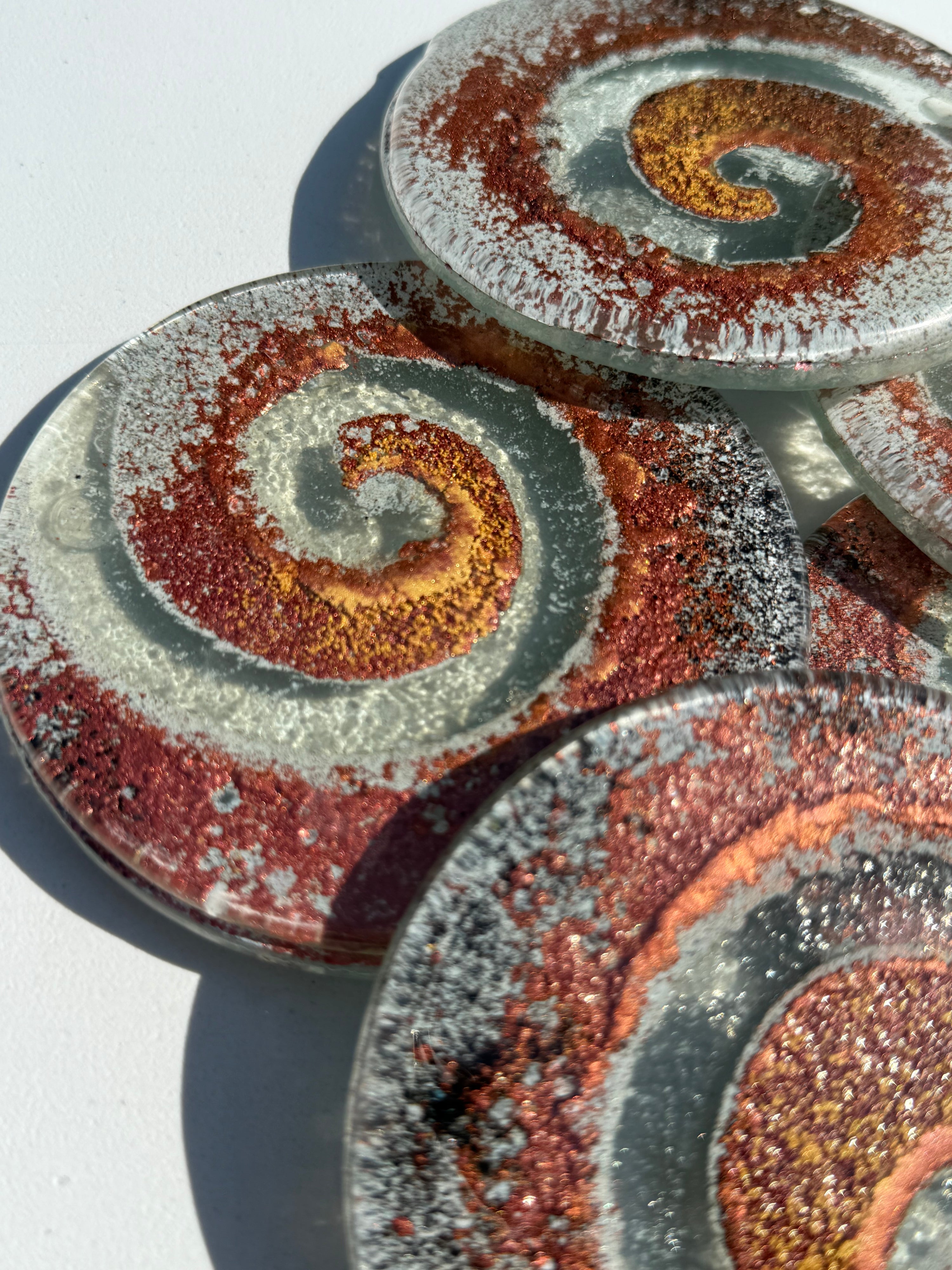 Nefeli Copper Coaster (Round)