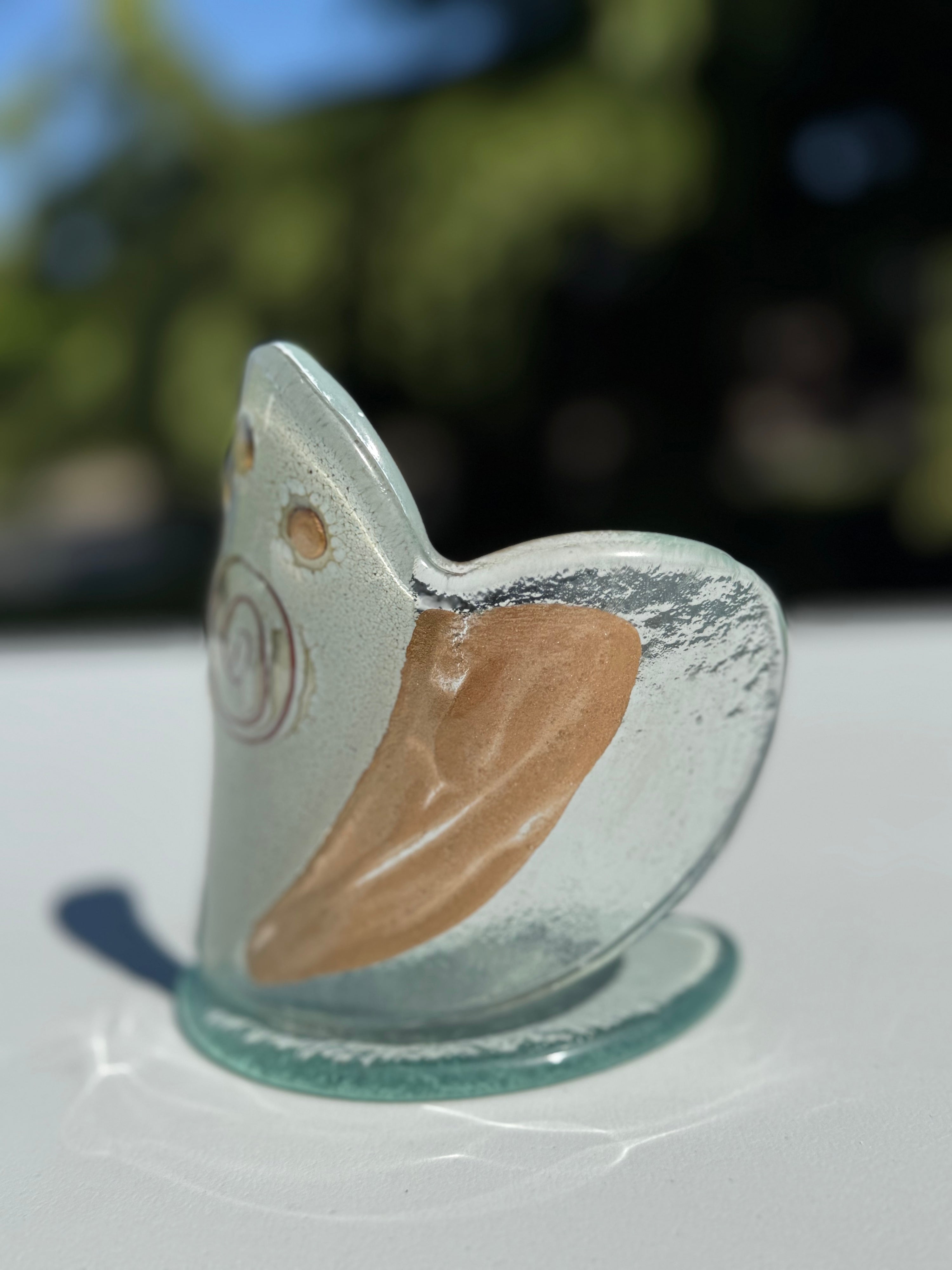 Rose Gold Heart Shaped Tealight Holder