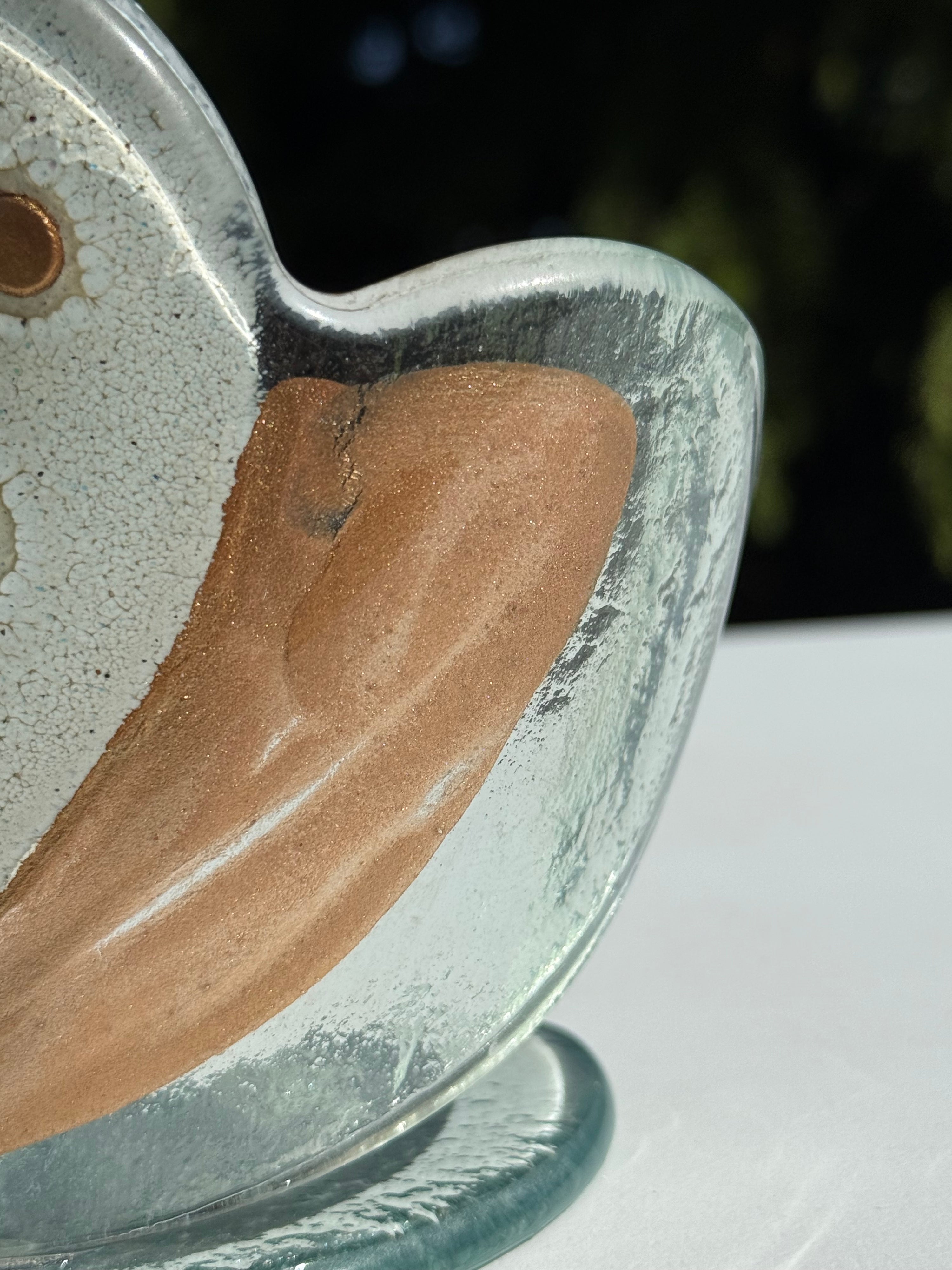 Rose Gold Heart Shaped Tealight Holder