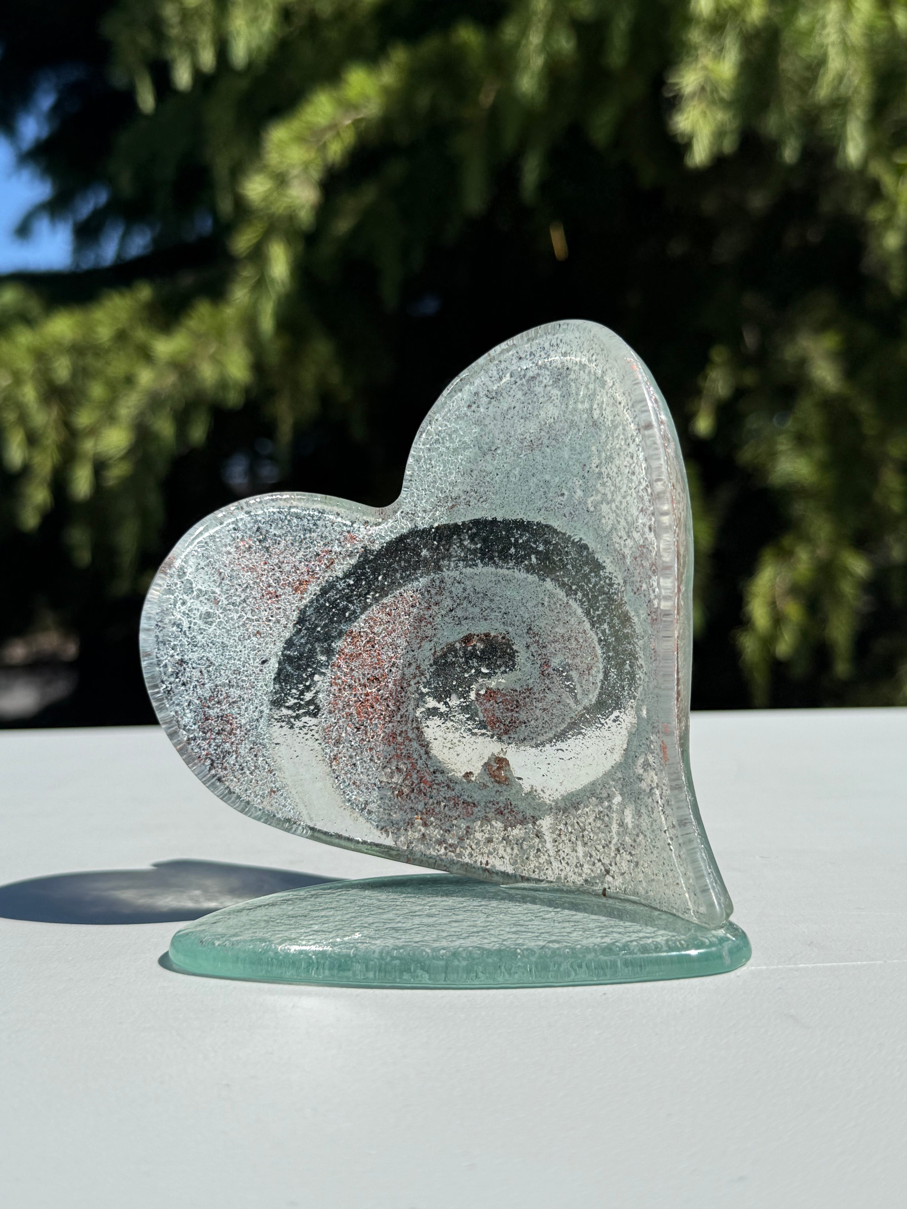 Nefeli Copper Heart Shaped Tealight Holder