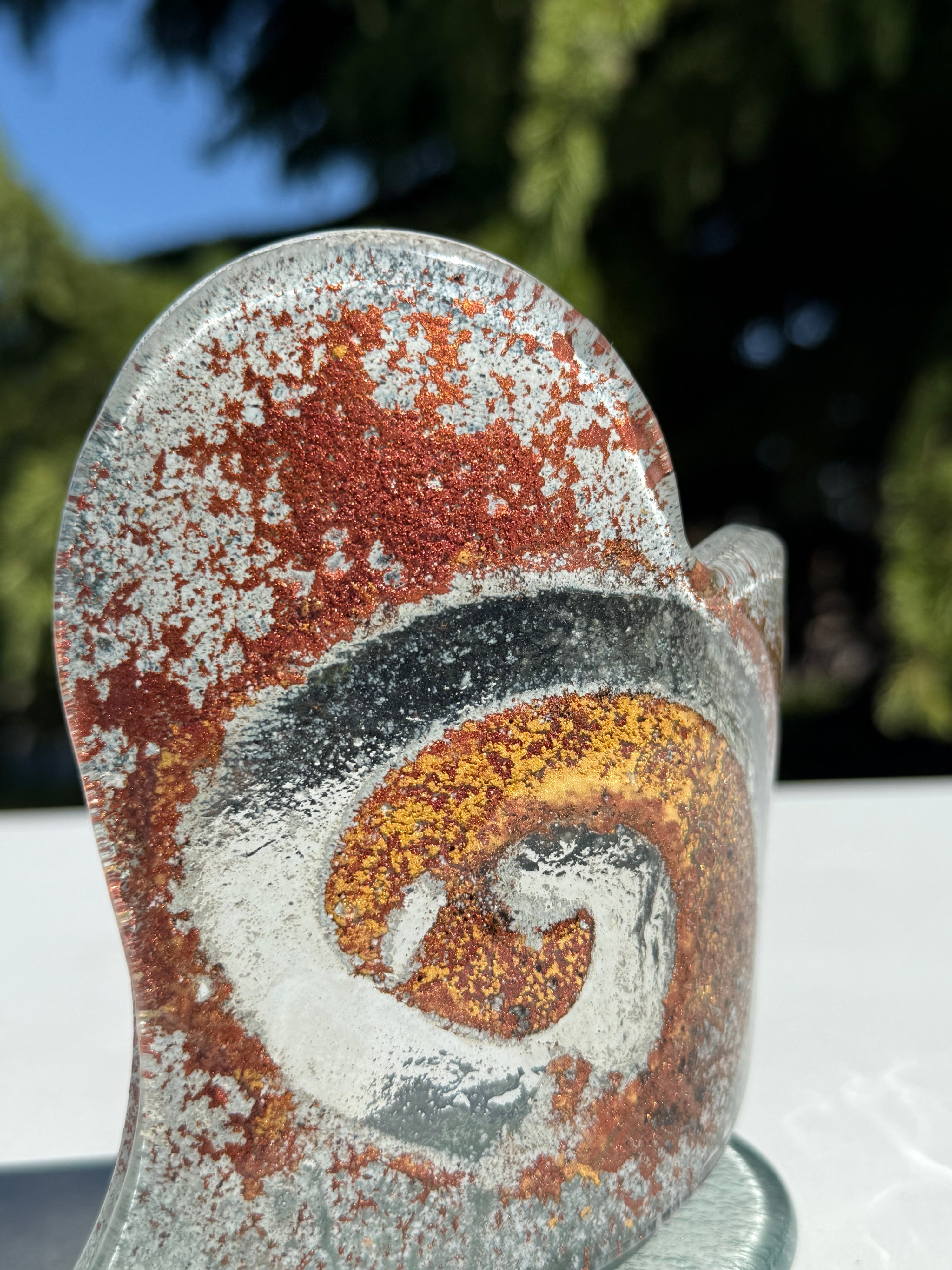 Nefeli Copper Heart Shaped Tealight Holder