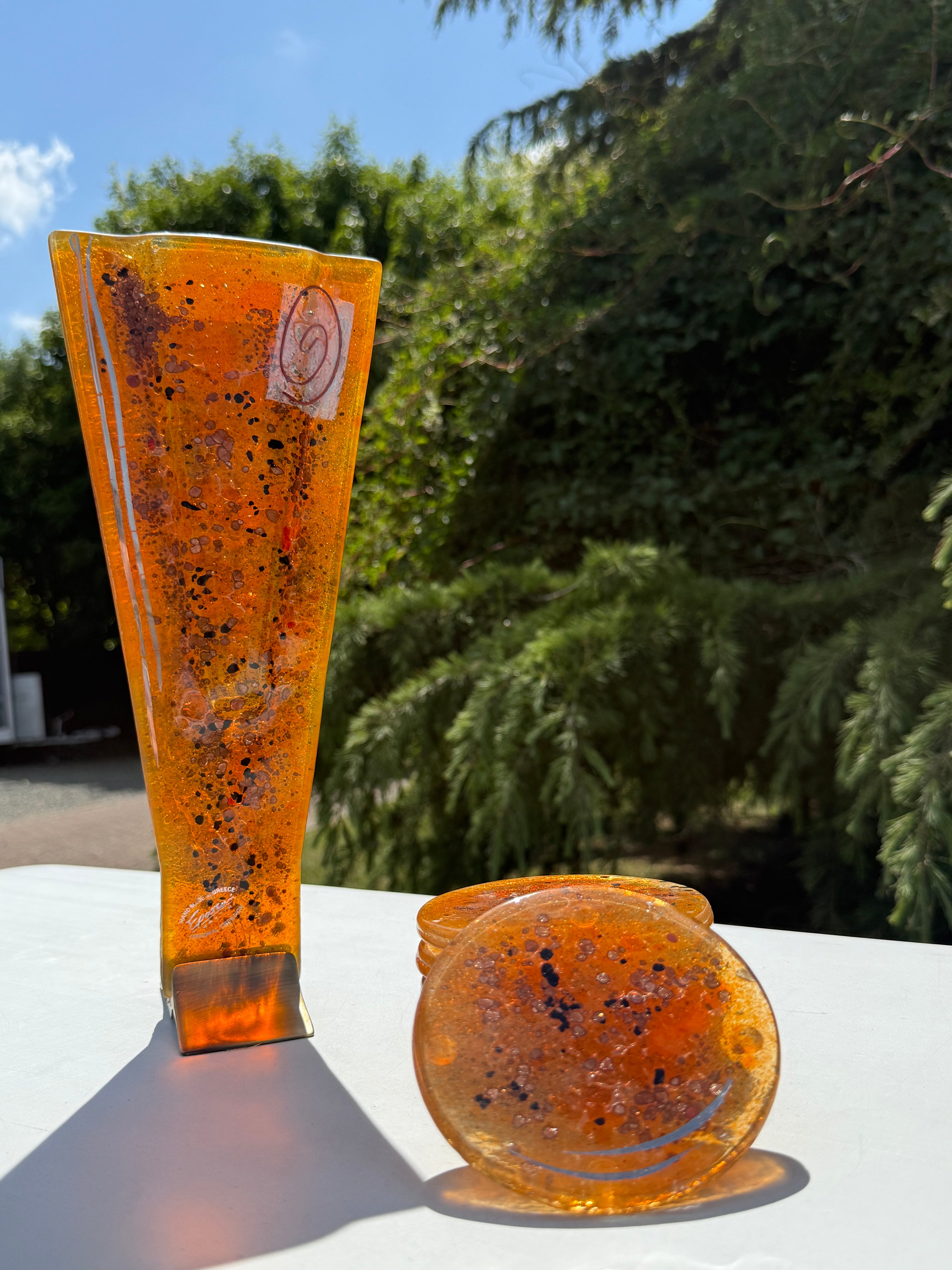 Satsuma Triangle Vase