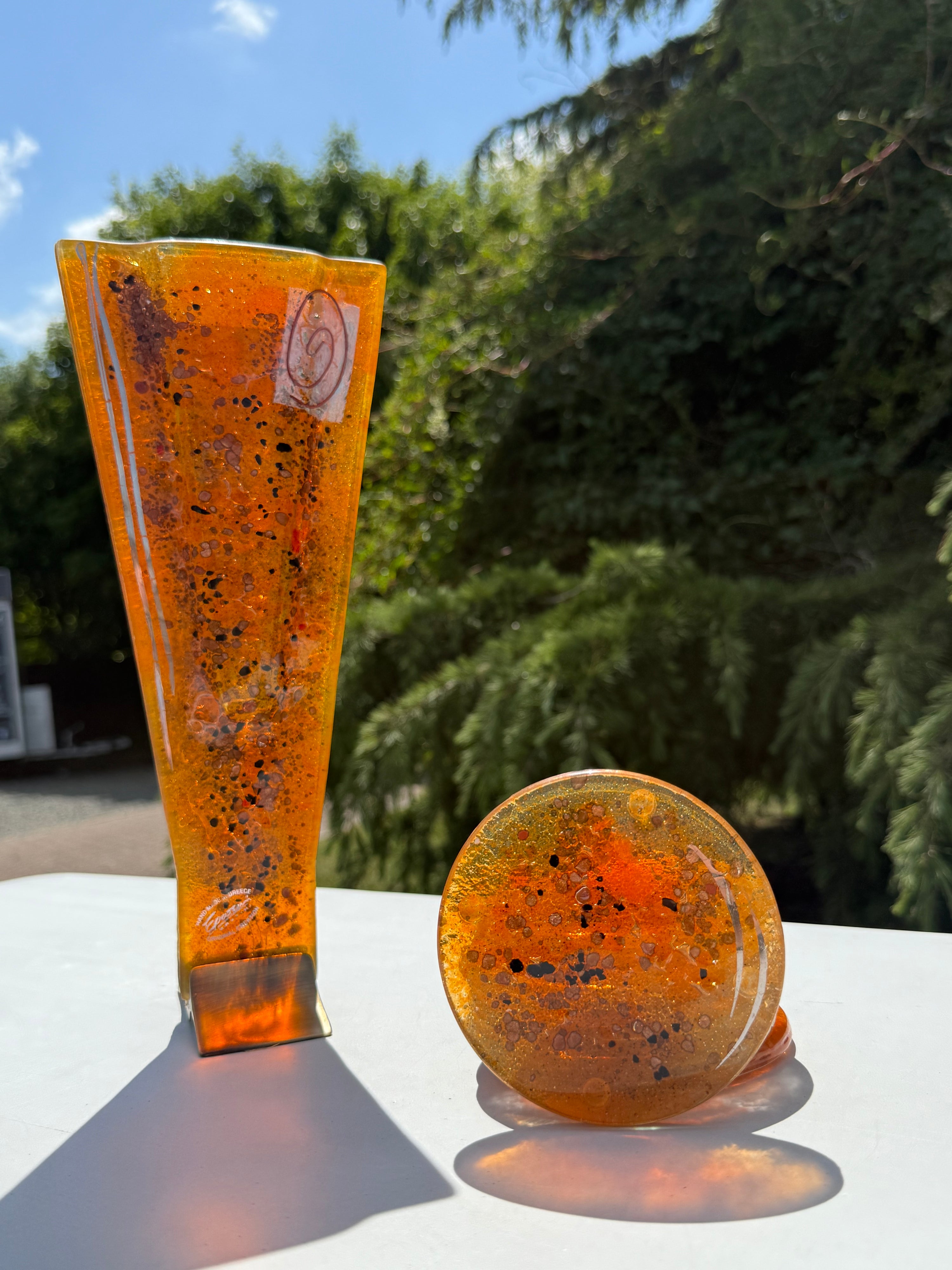 Satsuma Triangle Vase