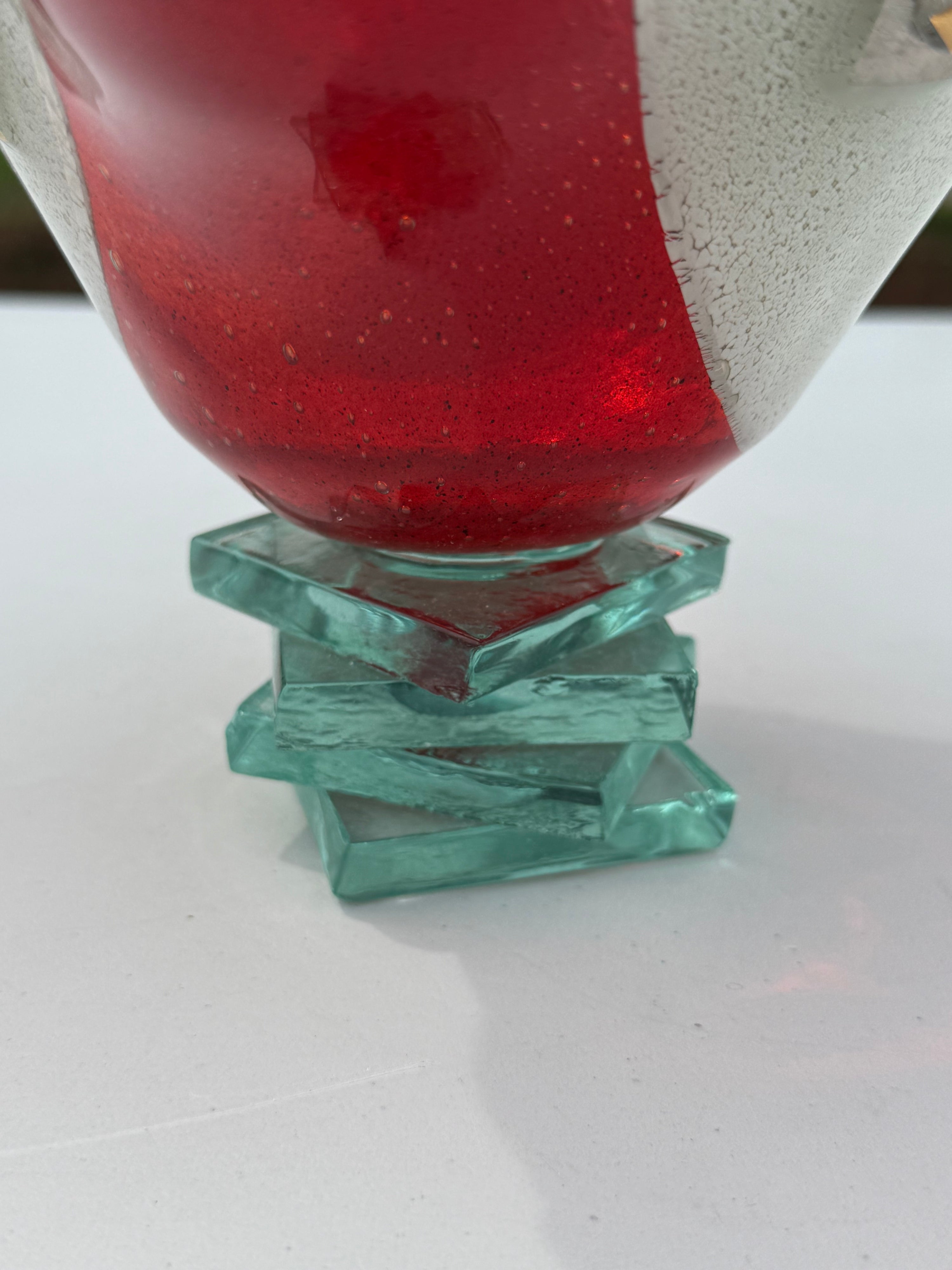 Christmas Bowl with Stacked Glass Stand