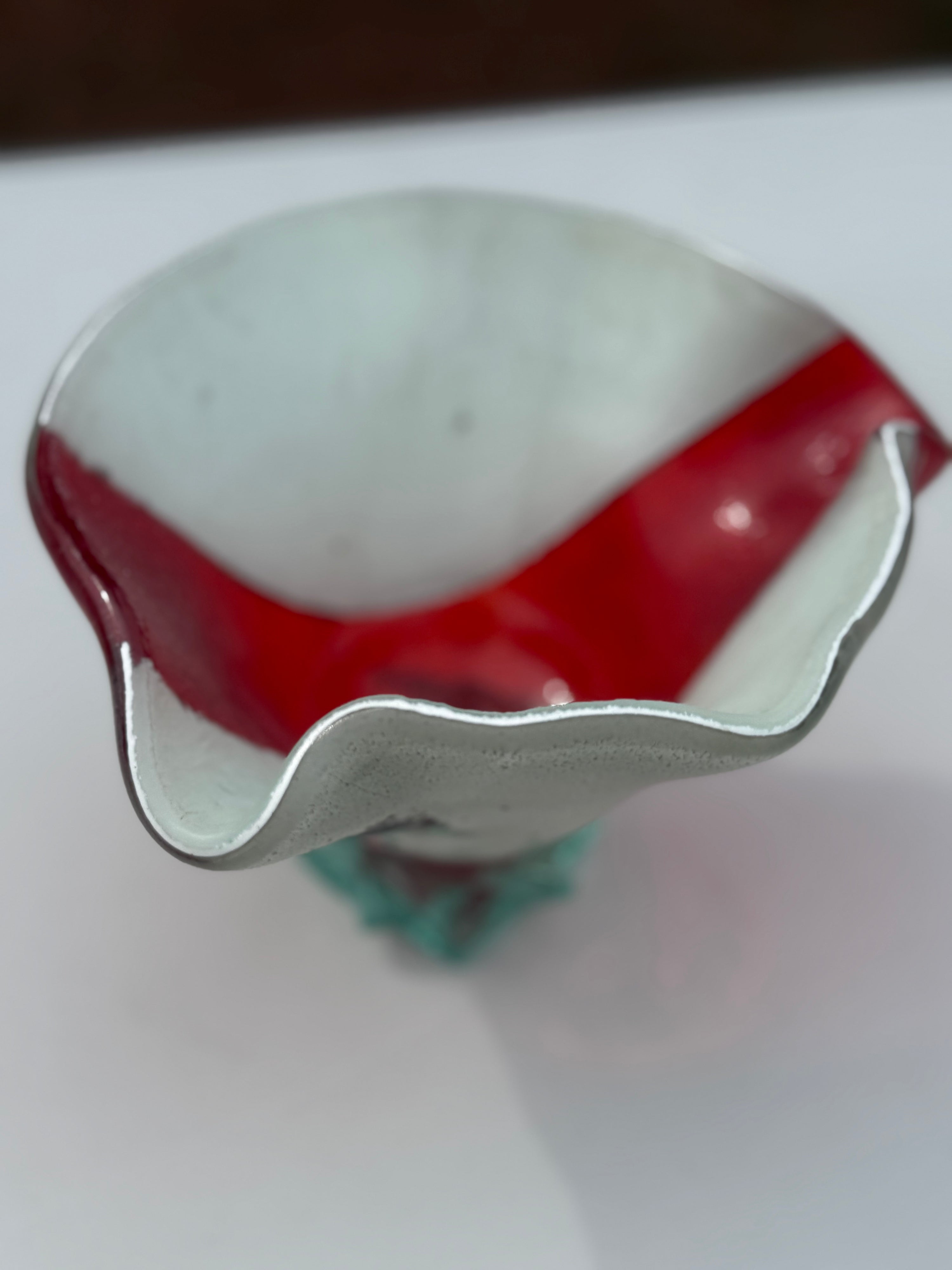 Christmas Bowl with Stacked Glass Stand