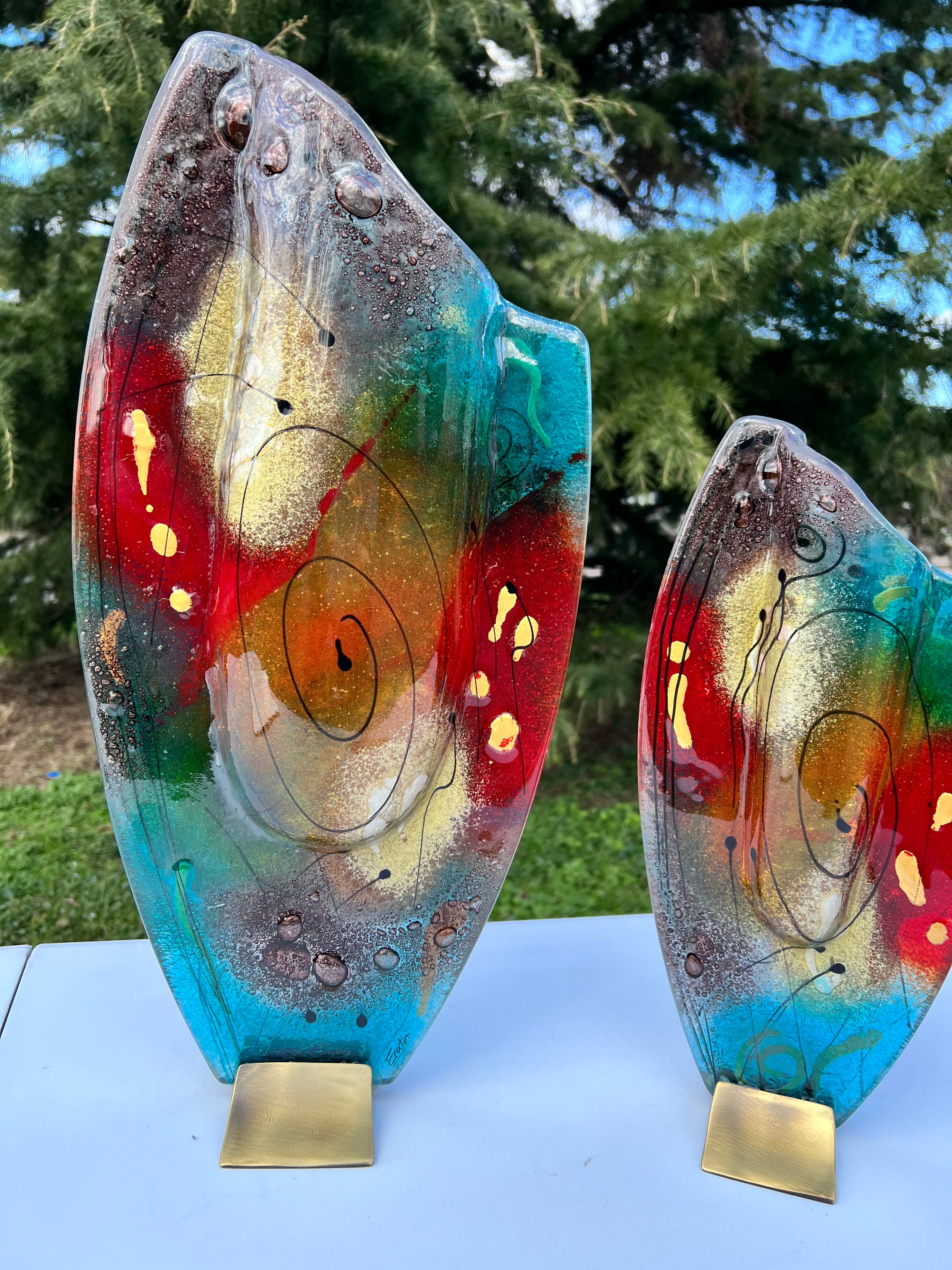 Mediterranean Oval Vase