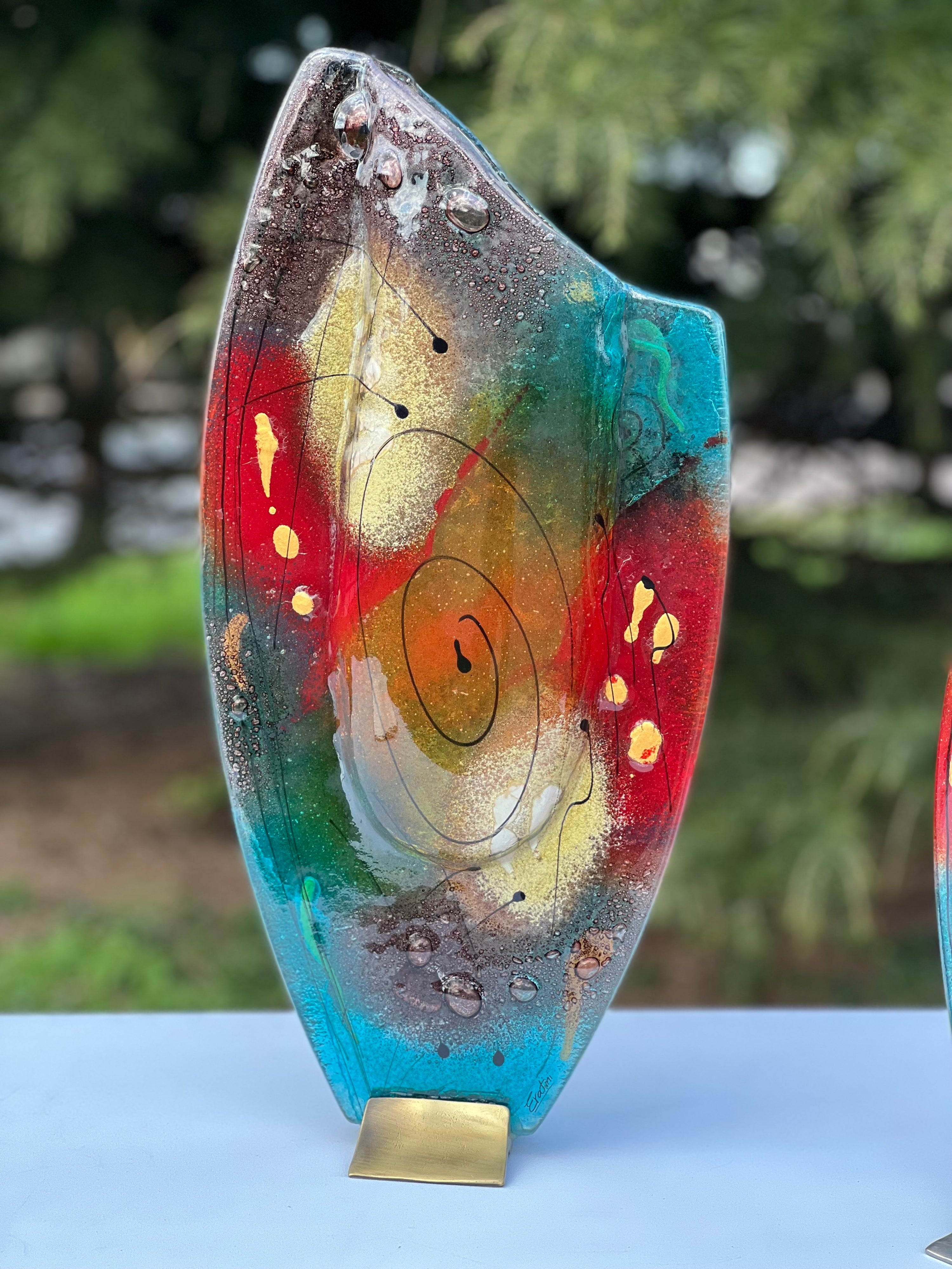 Mediterranean Oval Vase