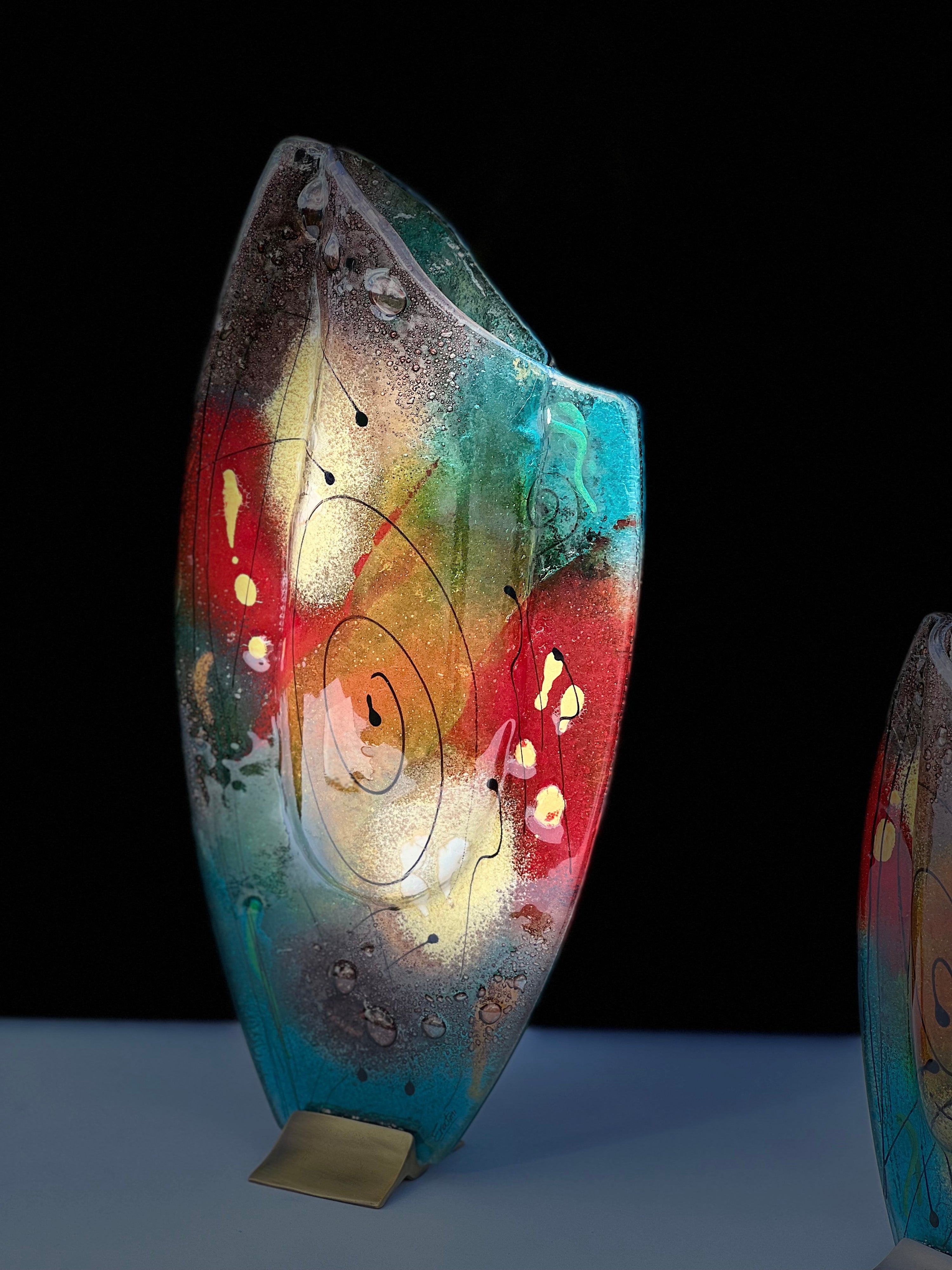 Mediterranean Oval Vase